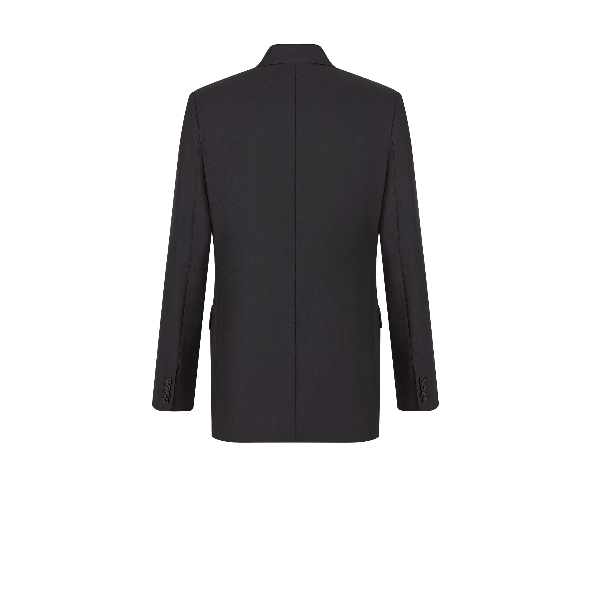 单西 黑色绵羊毛斜纹面料搭配小蜜蜂配饰 E08