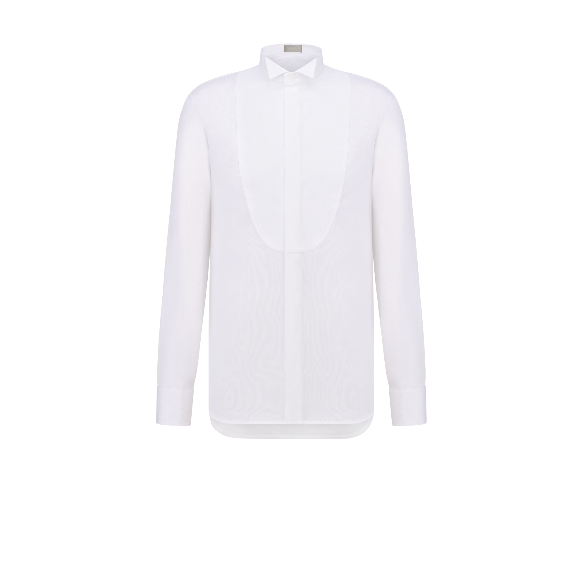 礼服衬衫 白色棉质面料搭配燕子领 E01