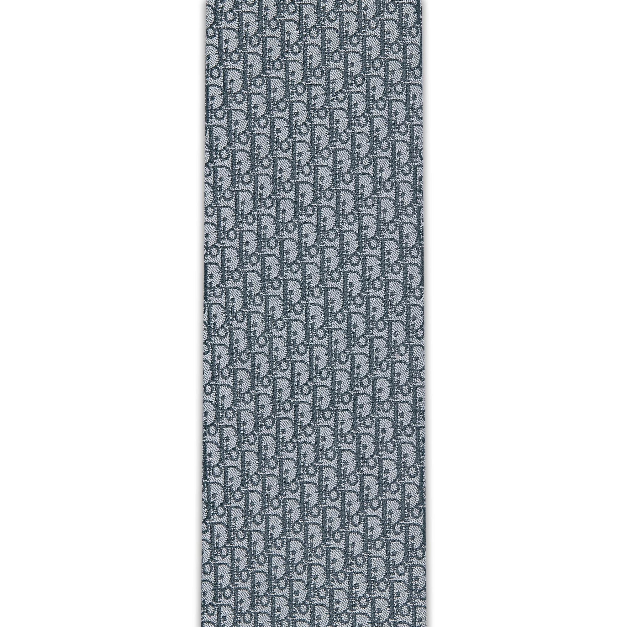 Dior 印花领带 灰色桑蚕丝面料 Oblique 印花 E10