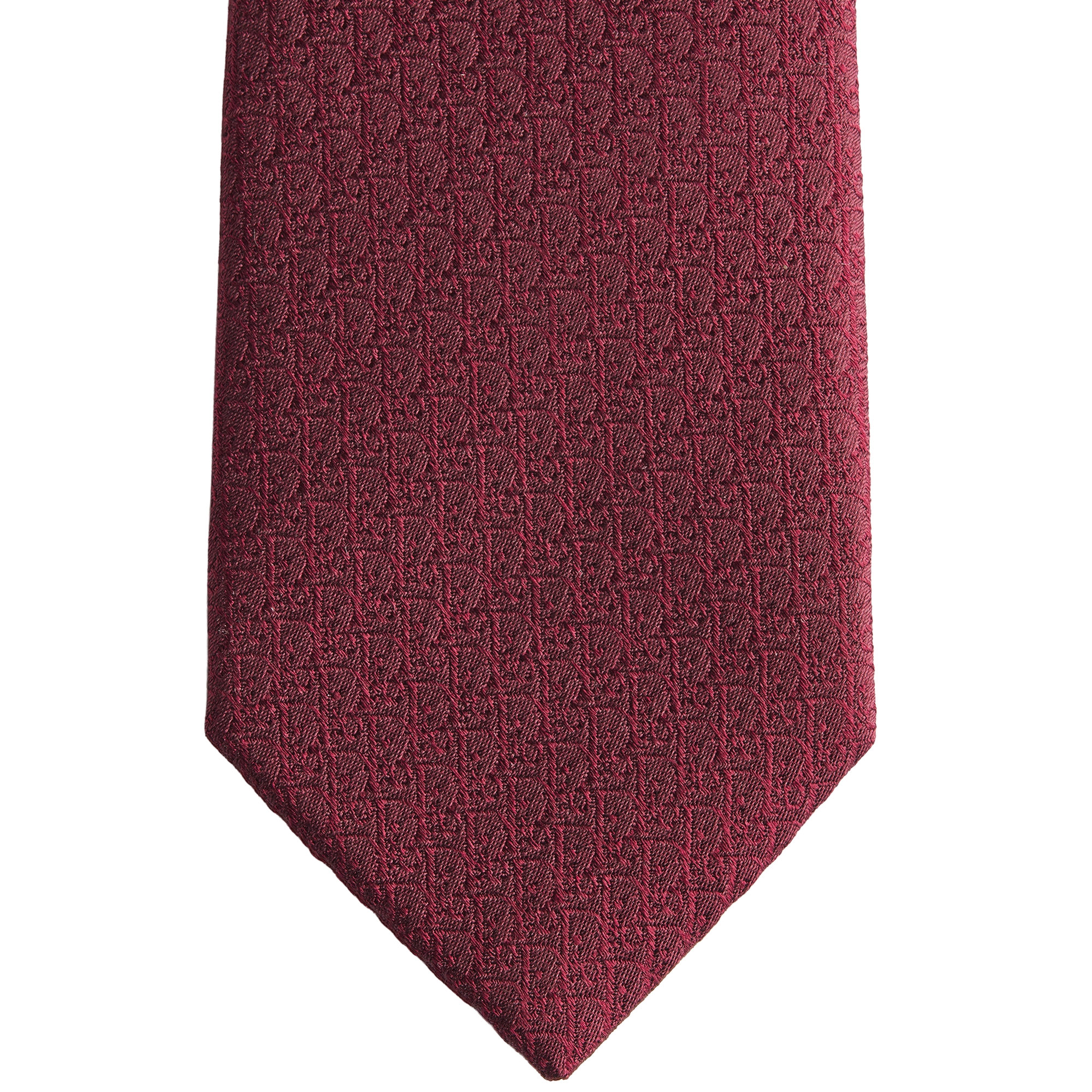 Dior 印花领带 红色桑蚕丝面料 Oblique 印花 E09