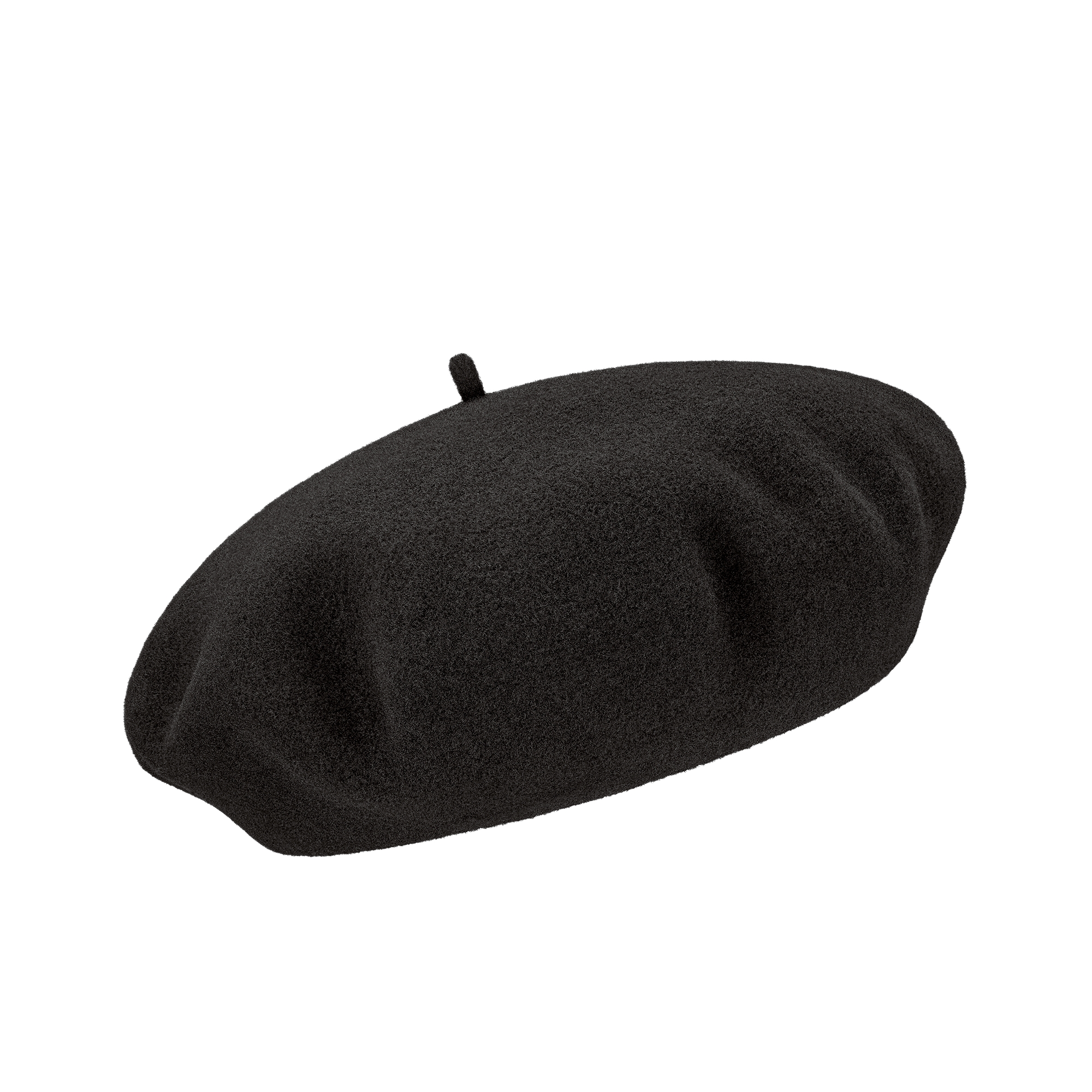 儿童贝雷帽 黑色毛毡面料 E05