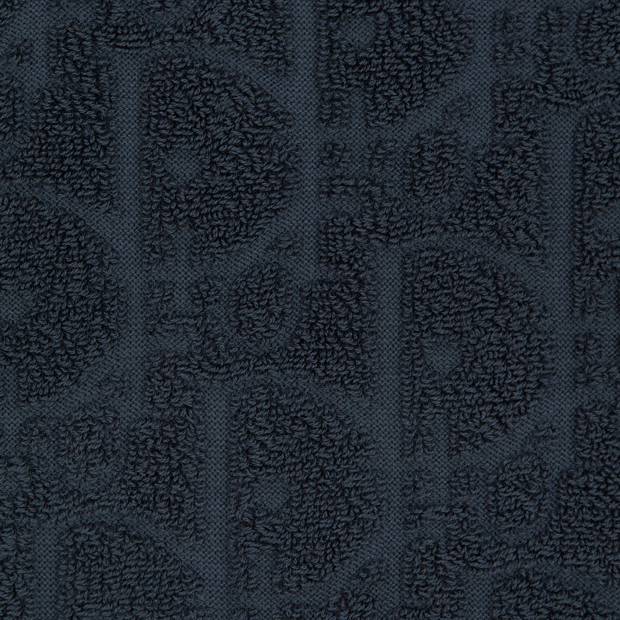 宽松版型 T 恤 海军蓝色棉质毛圈面料 Oblique 印花 E09