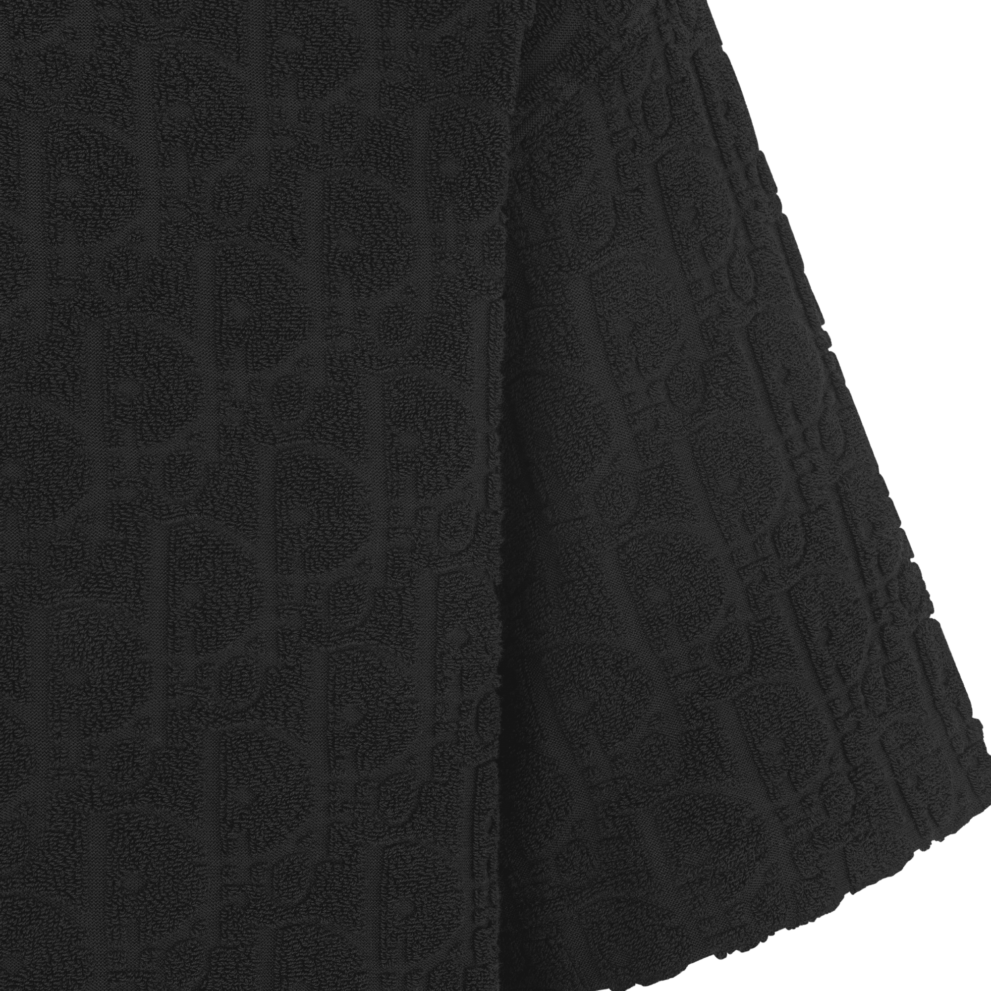 宽松版型 T 恤 黑色棉质毛圈面料 Oblique 印花 E09