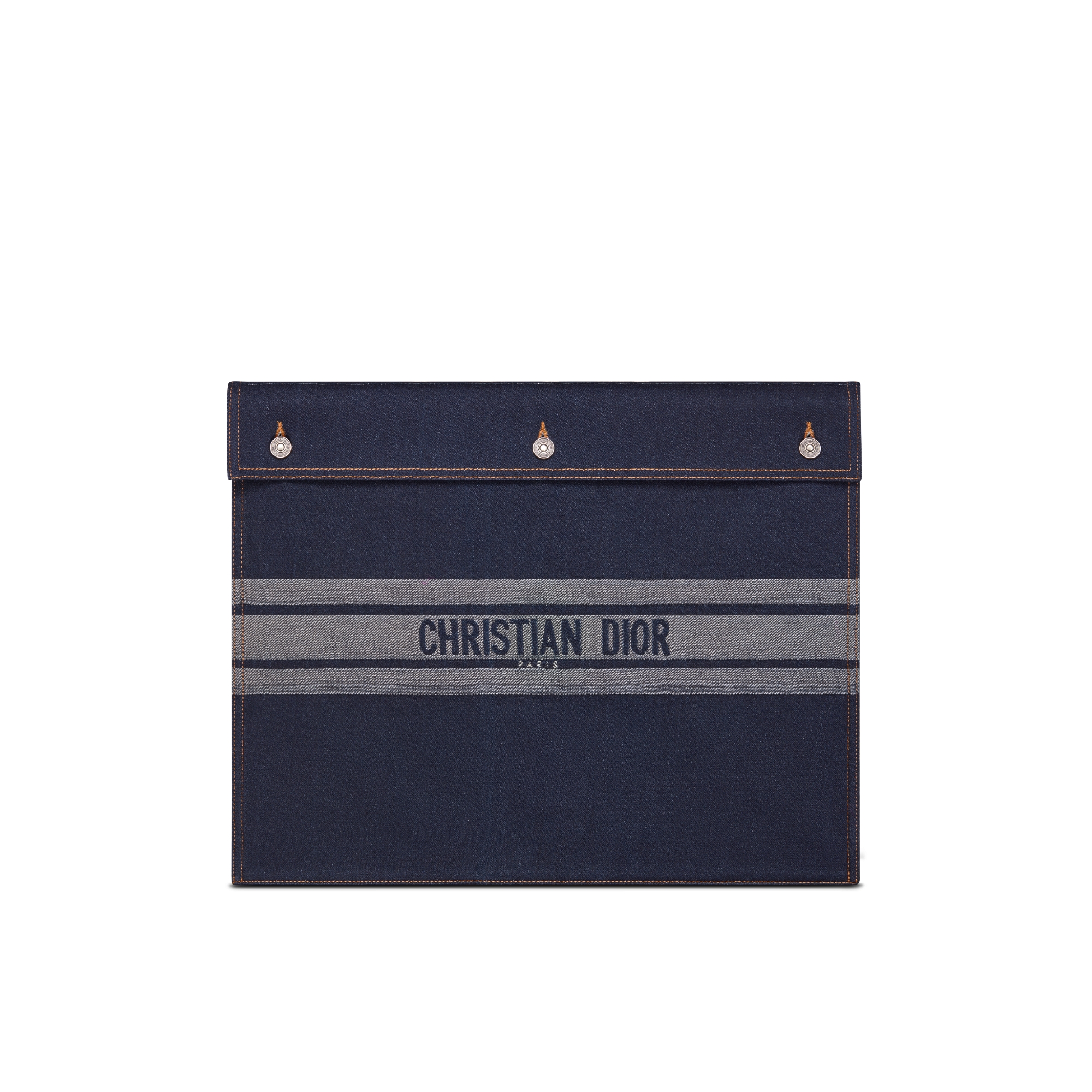 Denim Couture 喇叭形牛仔裤 深蓝色棉质牛仔布 E10