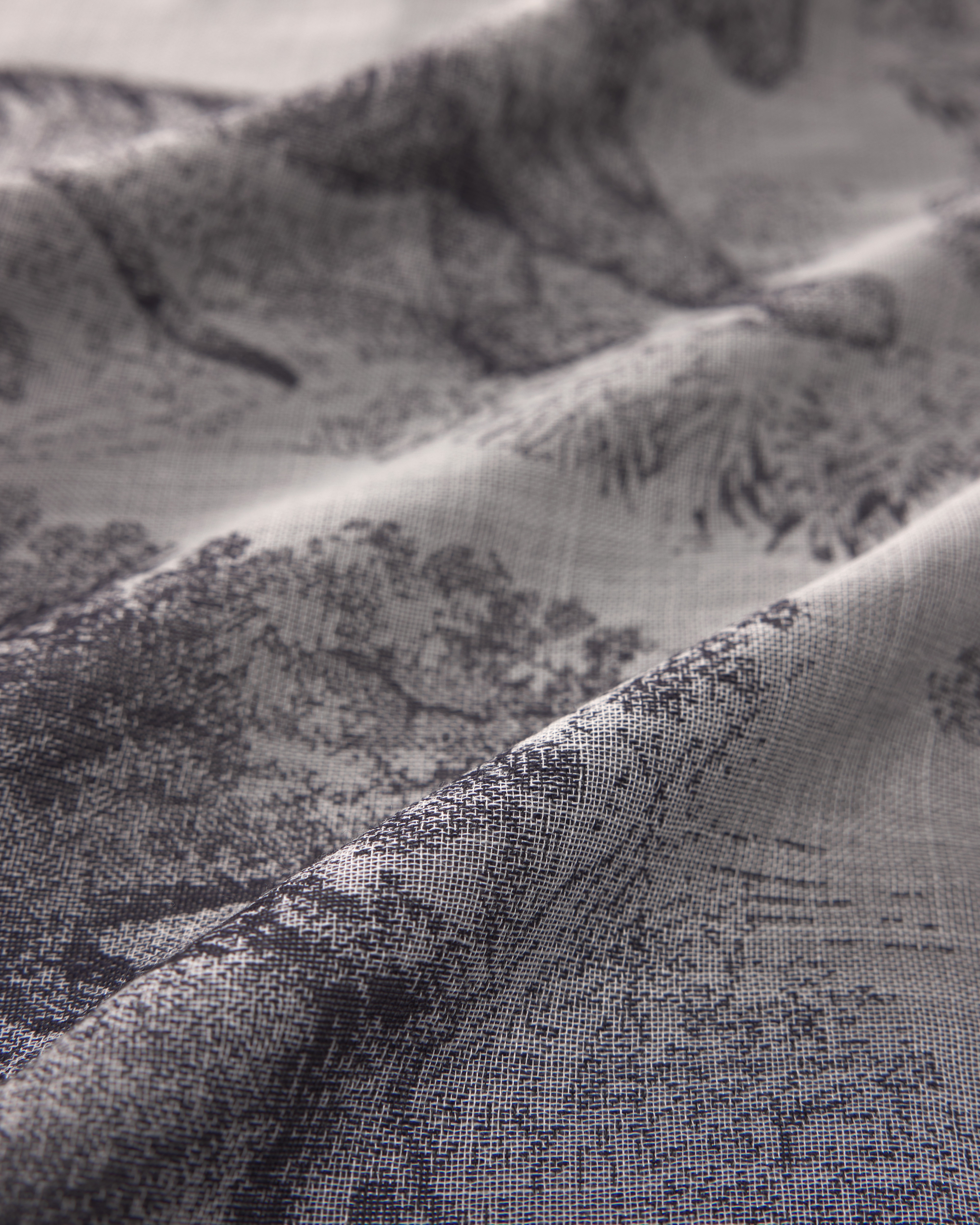 Dior 印花披肩 象牙色和蓝色绵羊毛和桑蚕丝混纺面料茹伊印花 E09