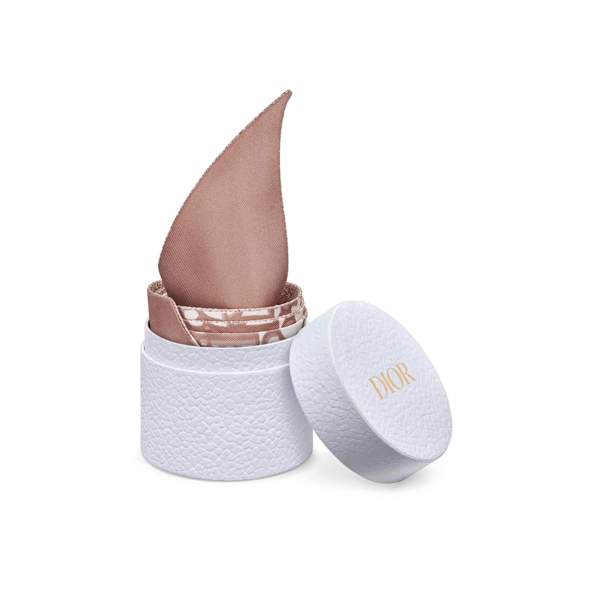 Mitzah 丝巾 玫瑰粉色桑蚕丝斜纹面料 Oblique 印花 E10