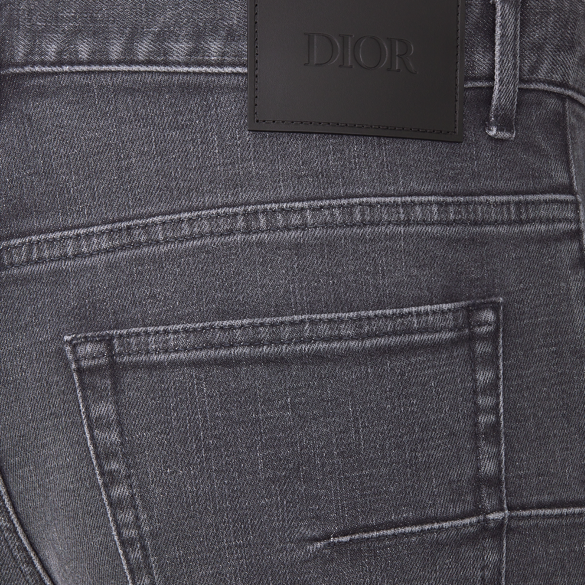 修身版型牛仔裤 灰色棉质混纺牛仔布 E09