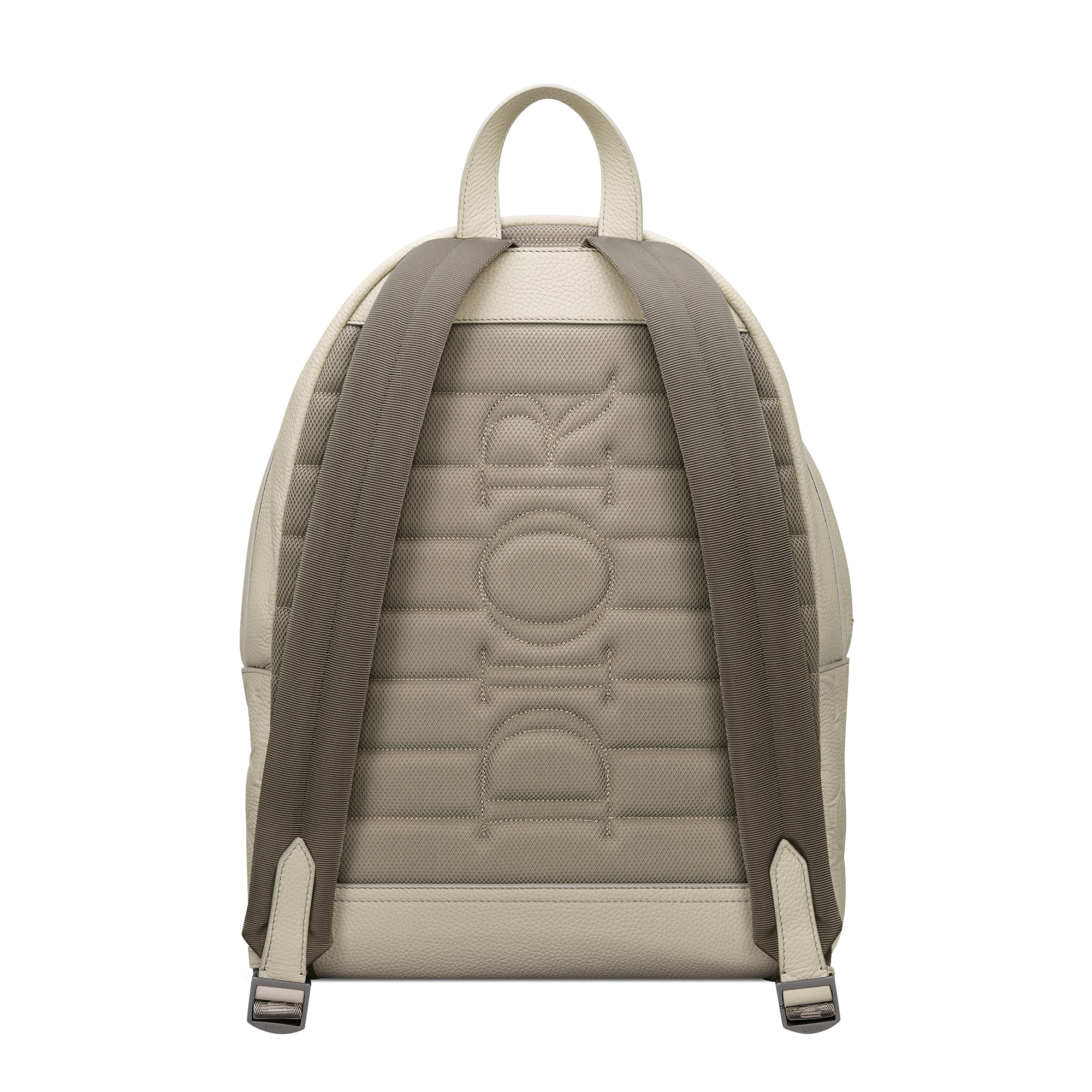 Rider 2.0 拉链双肩背包 米色 Dior Gravity 印花效果皮革和米色粒面牛皮革 E08