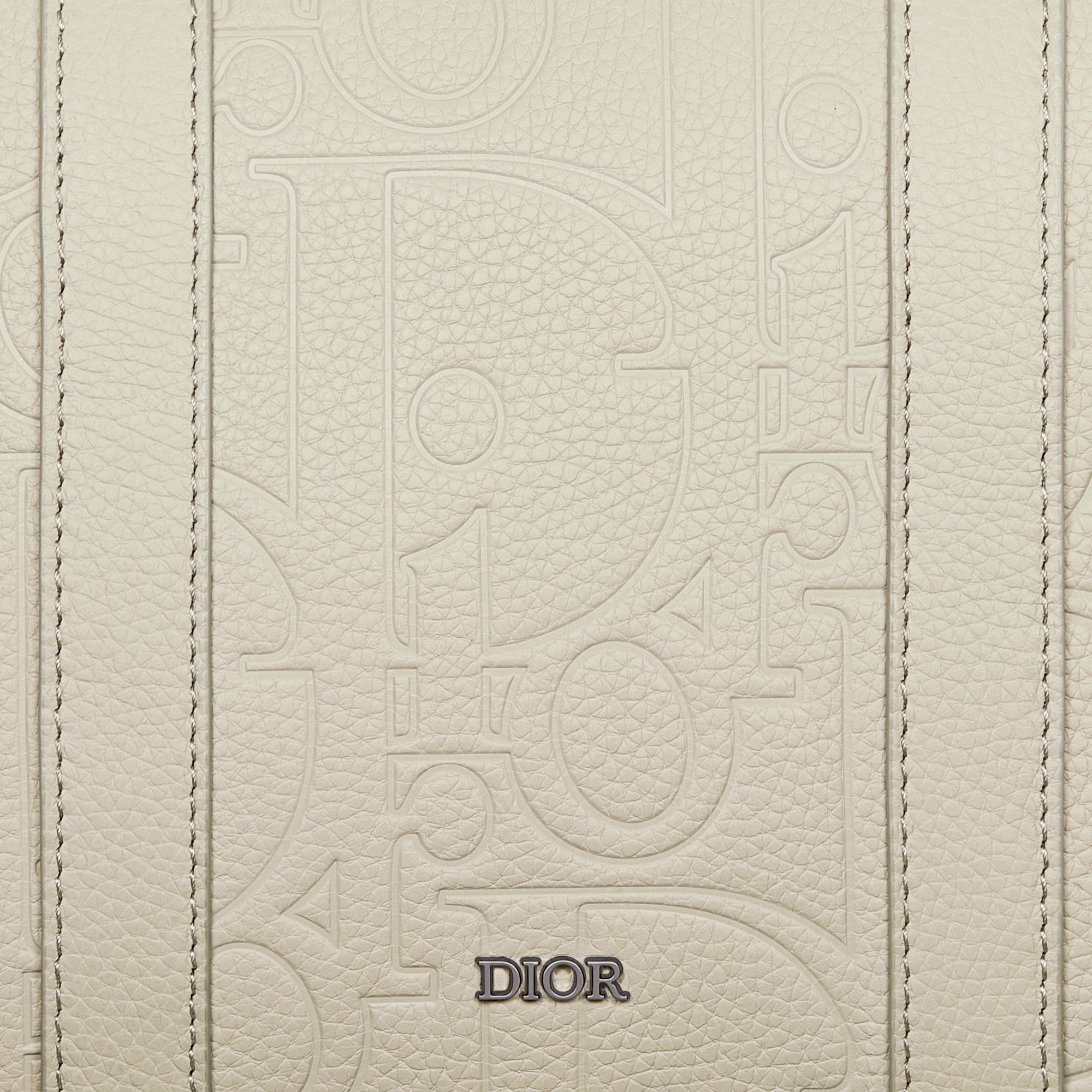 Weekender 40 手袋 米色 Dior Gravity 印花效果皮革和米色粒面牛皮革 E09