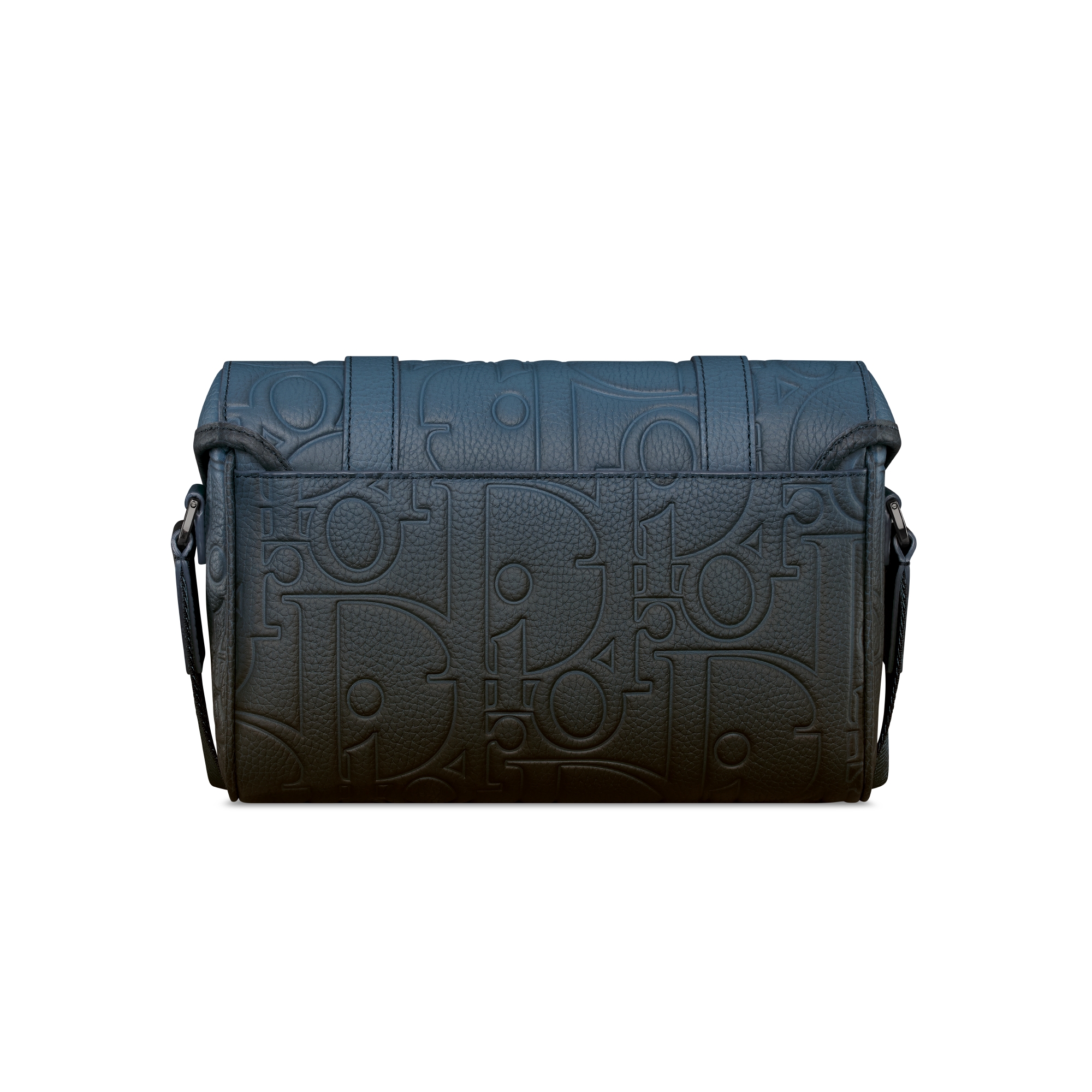 Dior Hit The Road 翻盖信使包 蓝黑渐变色 Dior Gravity 印花效果皮革和蓝黑渐变色粒面牛皮革 E08