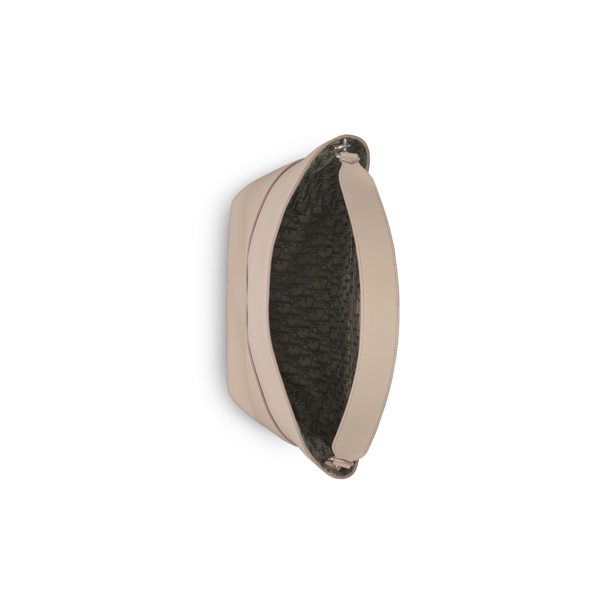 Dior Privé 竖版水饺包 米色 Dior Icons 牛皮革 E06