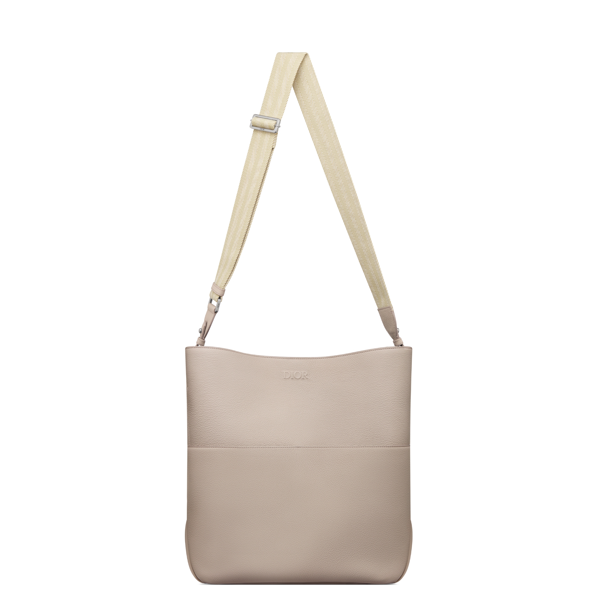 Dior Privé 竖版水饺包 米色 Dior Icons 牛皮革 E07