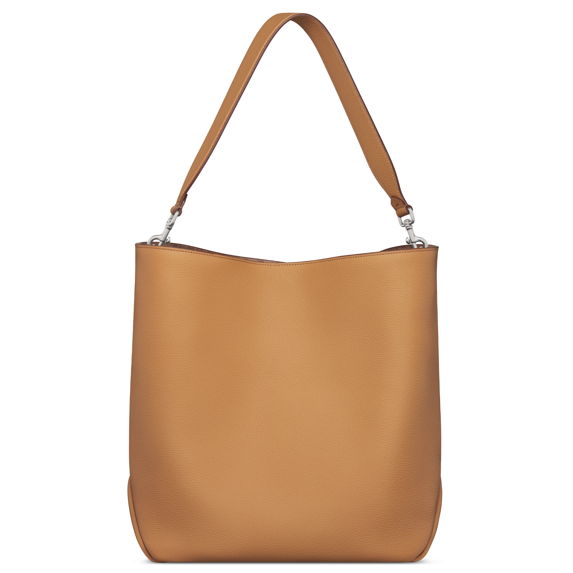 Dior Privé 竖版水饺包 棕色 Dior Icons 牛皮革 E08