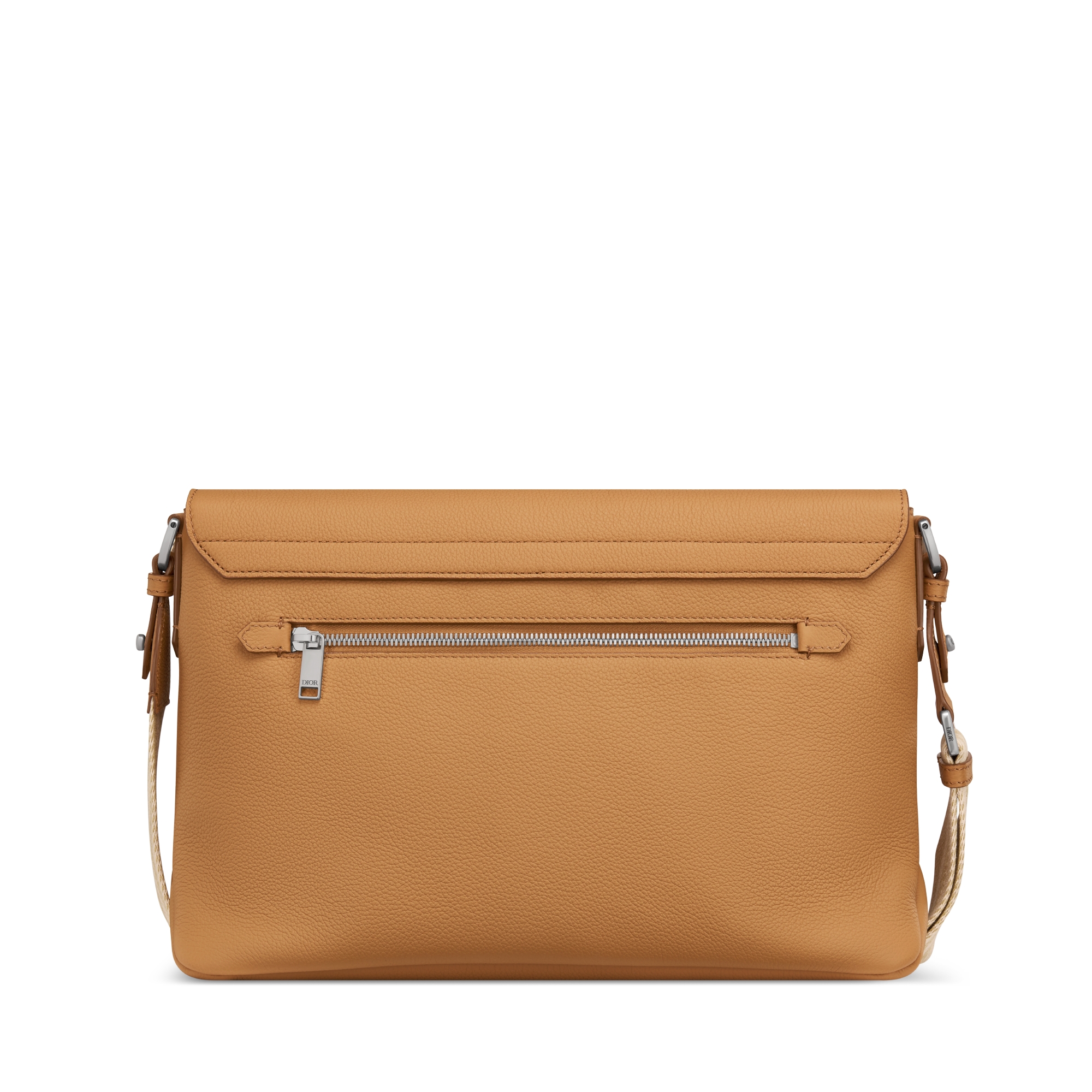 Dior Privé 翻盖信使包 棕色 Dior Icons 牛皮革 E08
