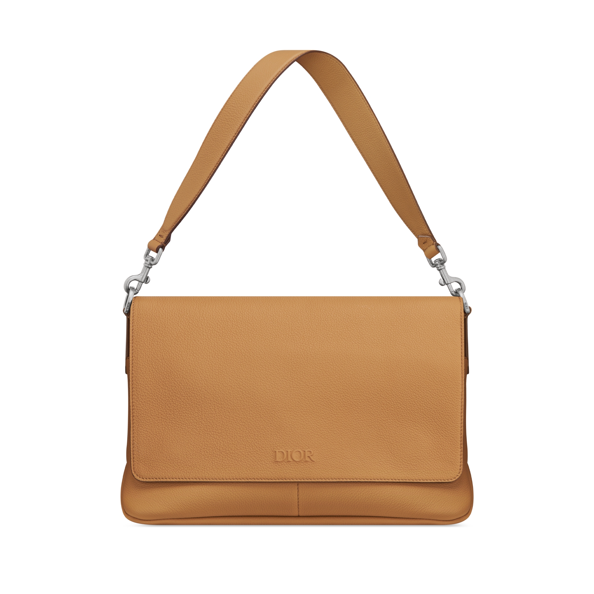 Dior Privé 翻盖信使包 棕色 Dior Icons 牛皮革 E10