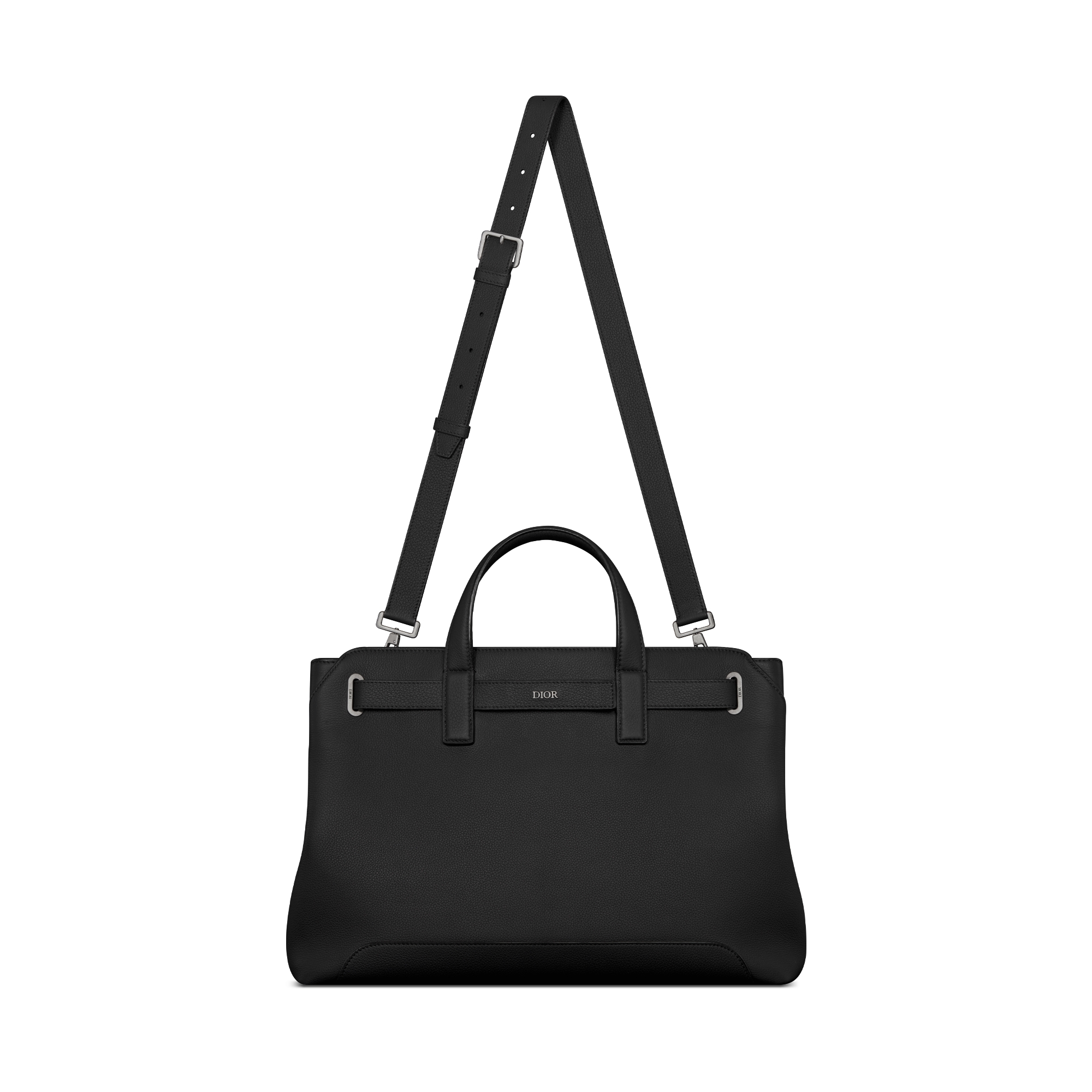 小号 Dior Normandie 手袋 黑色 Dior Icons 牛皮革 E07