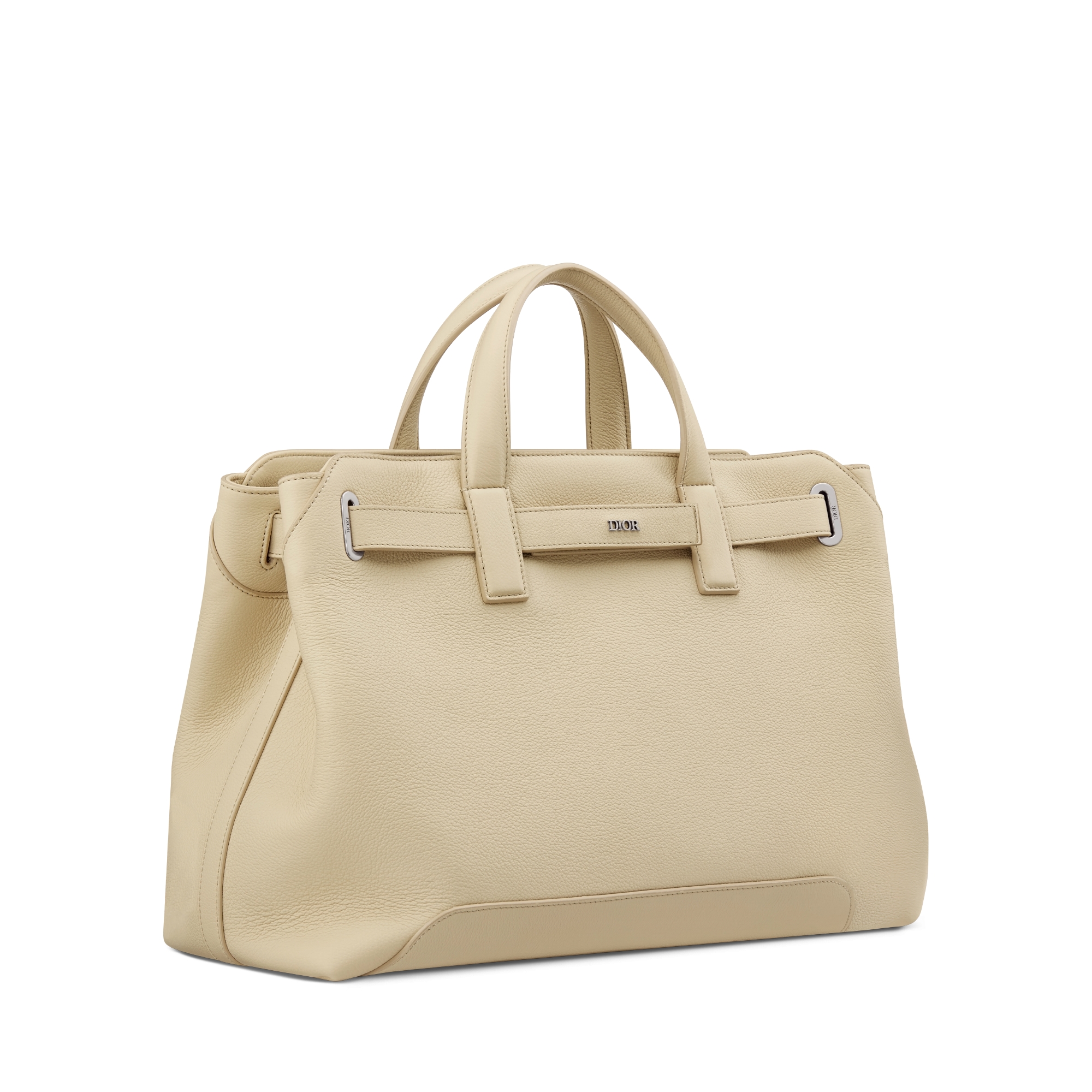 中号 Dior Normandie 手袋 米色 Dior Icons 牛皮革 E03