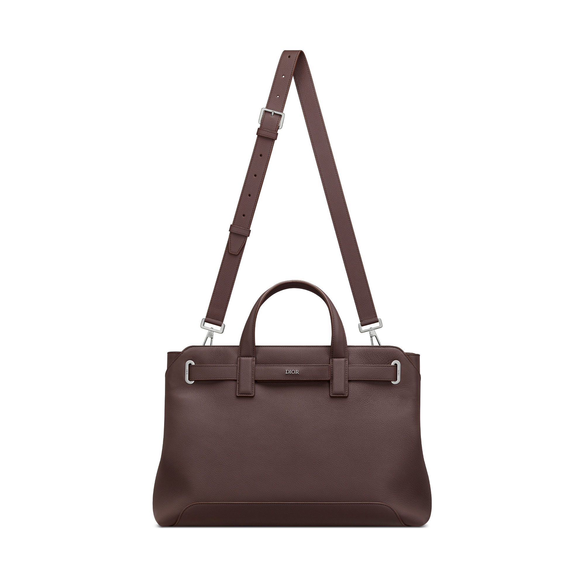 中号 Dior Normandie 手袋 棕色 Dior Icons 牛皮革 E07