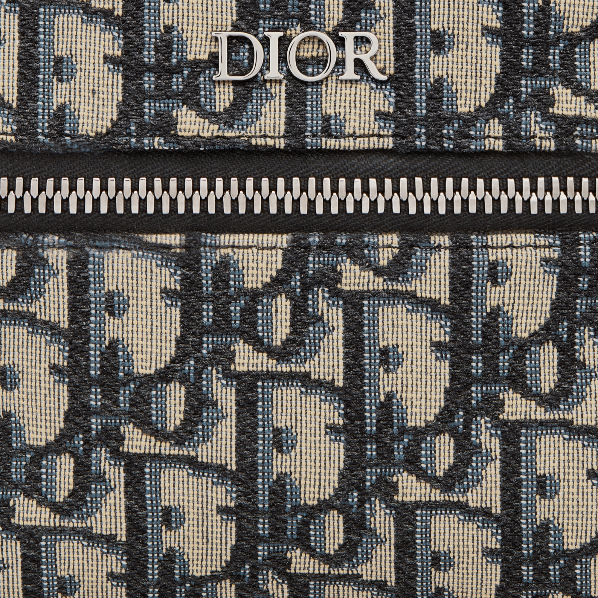 儿童 Rider 双肩背包 米色和黑色 Oblique 印花面料 E09