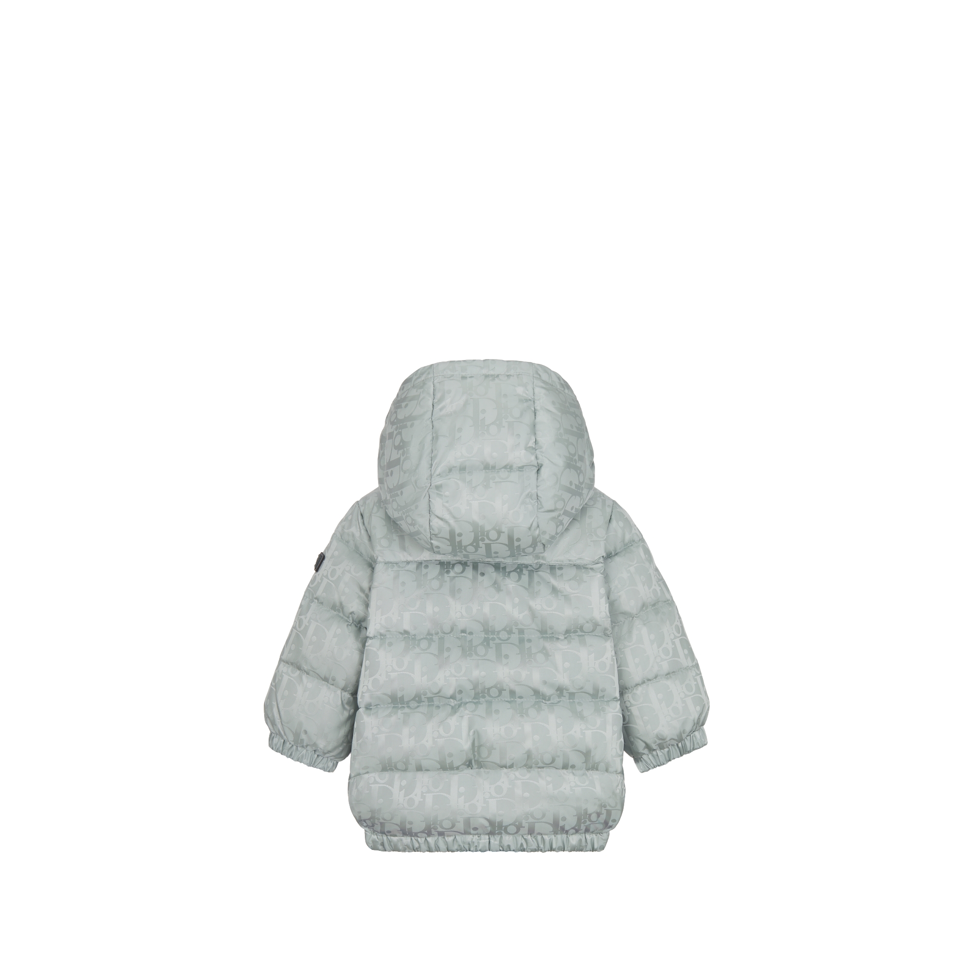 婴幼儿连帽夹克 银色调科技面料 Oblique 印花 E08