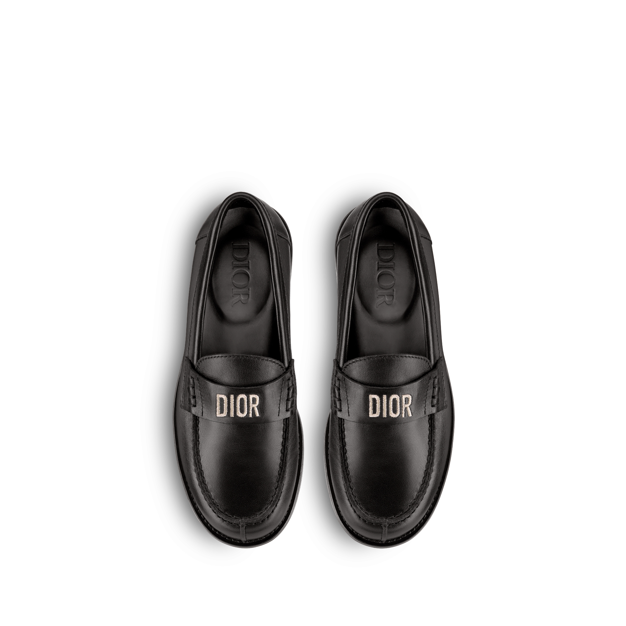 儿童乐福鞋 黑色牛皮革 E06