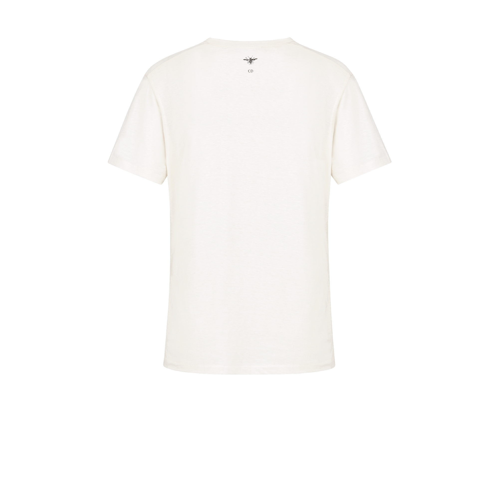 T 恤 白色棉质混纺平纹针织面料 We Should All Be Feminists 字样 E08