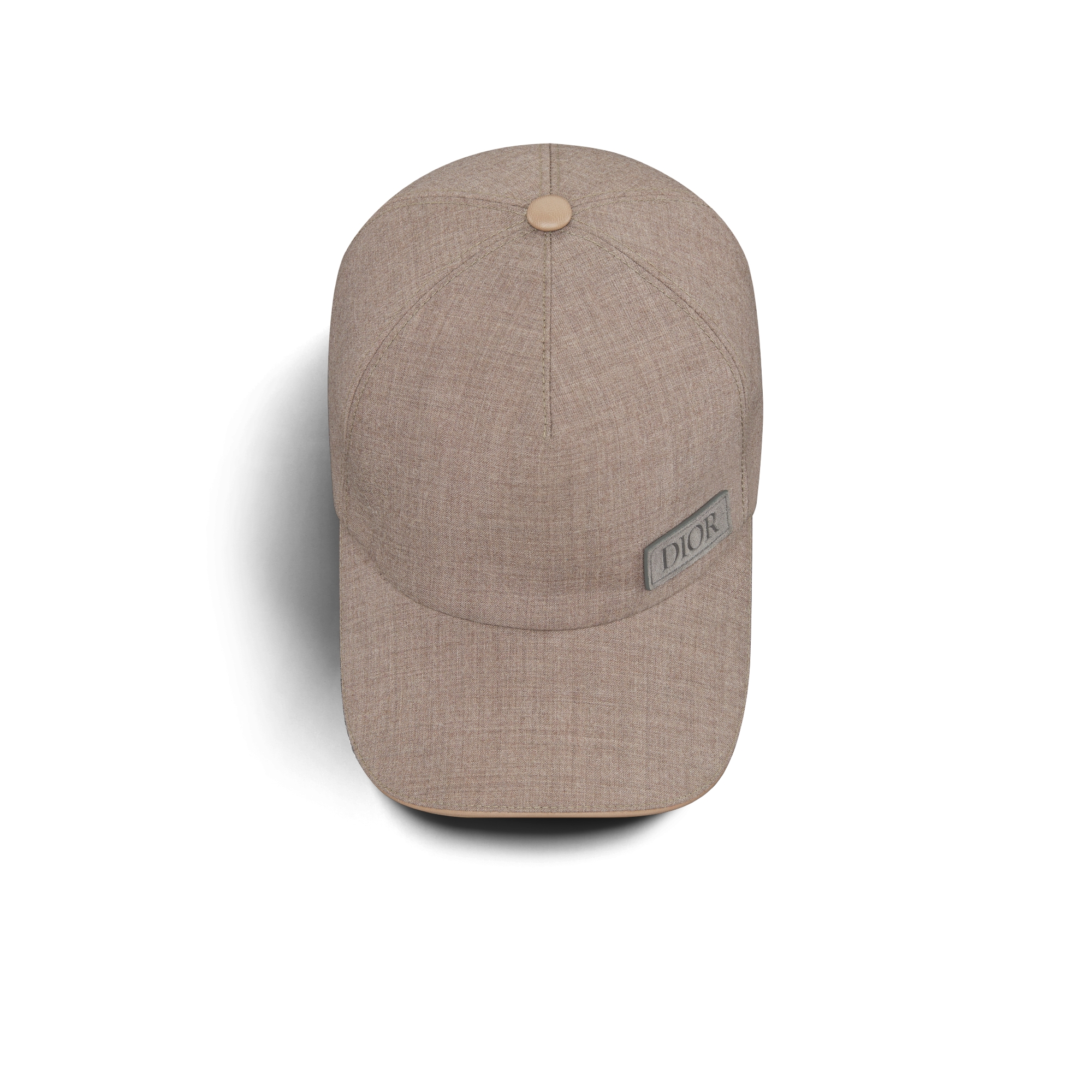 Dior Icons 棒球帽 米色山羊绒面料 E06