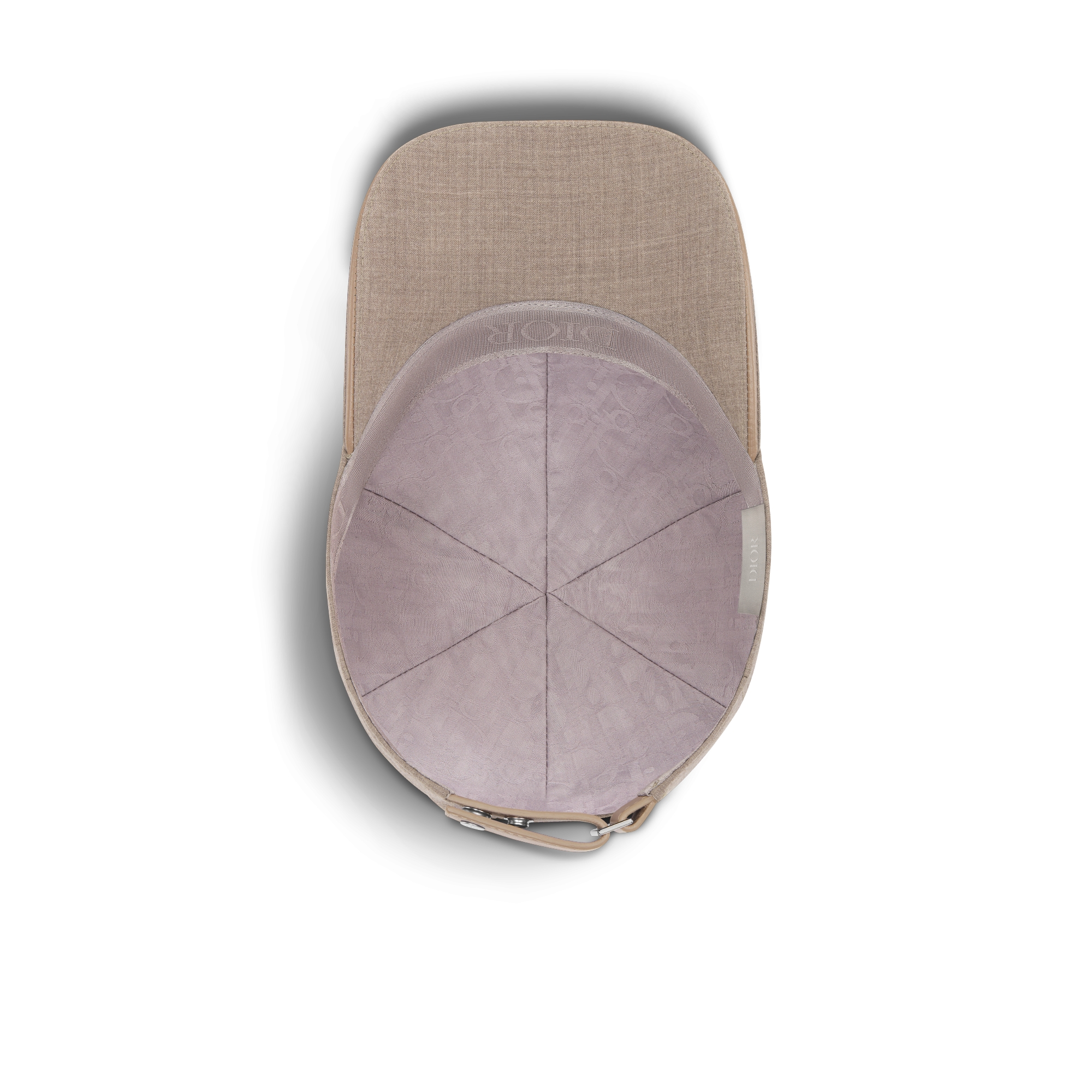 Dior Icons 棒球帽 米色山羊绒面料 E08