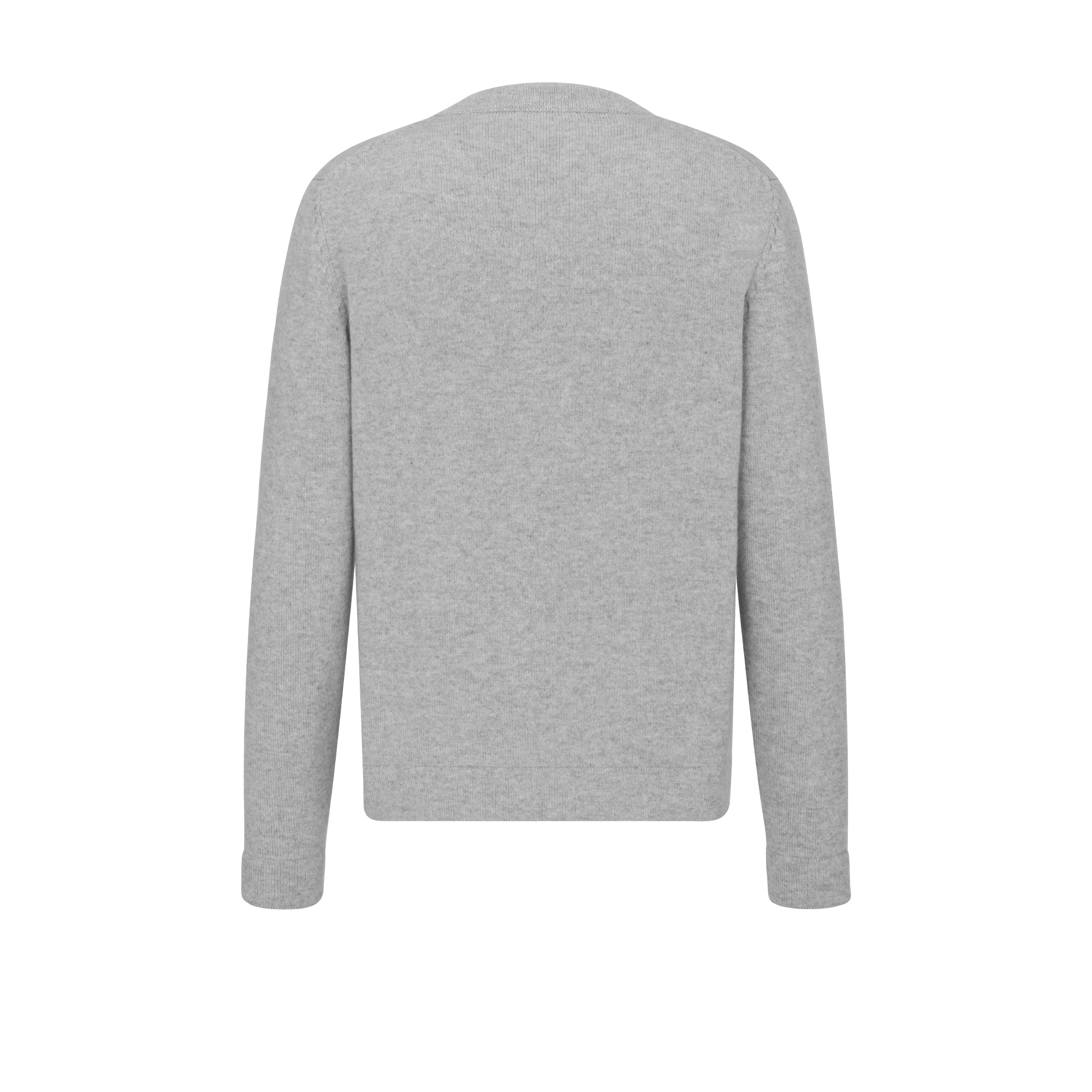 针织衫 灰色山羊绒平纹针织面料 Christian Dior Couture 标志 E08