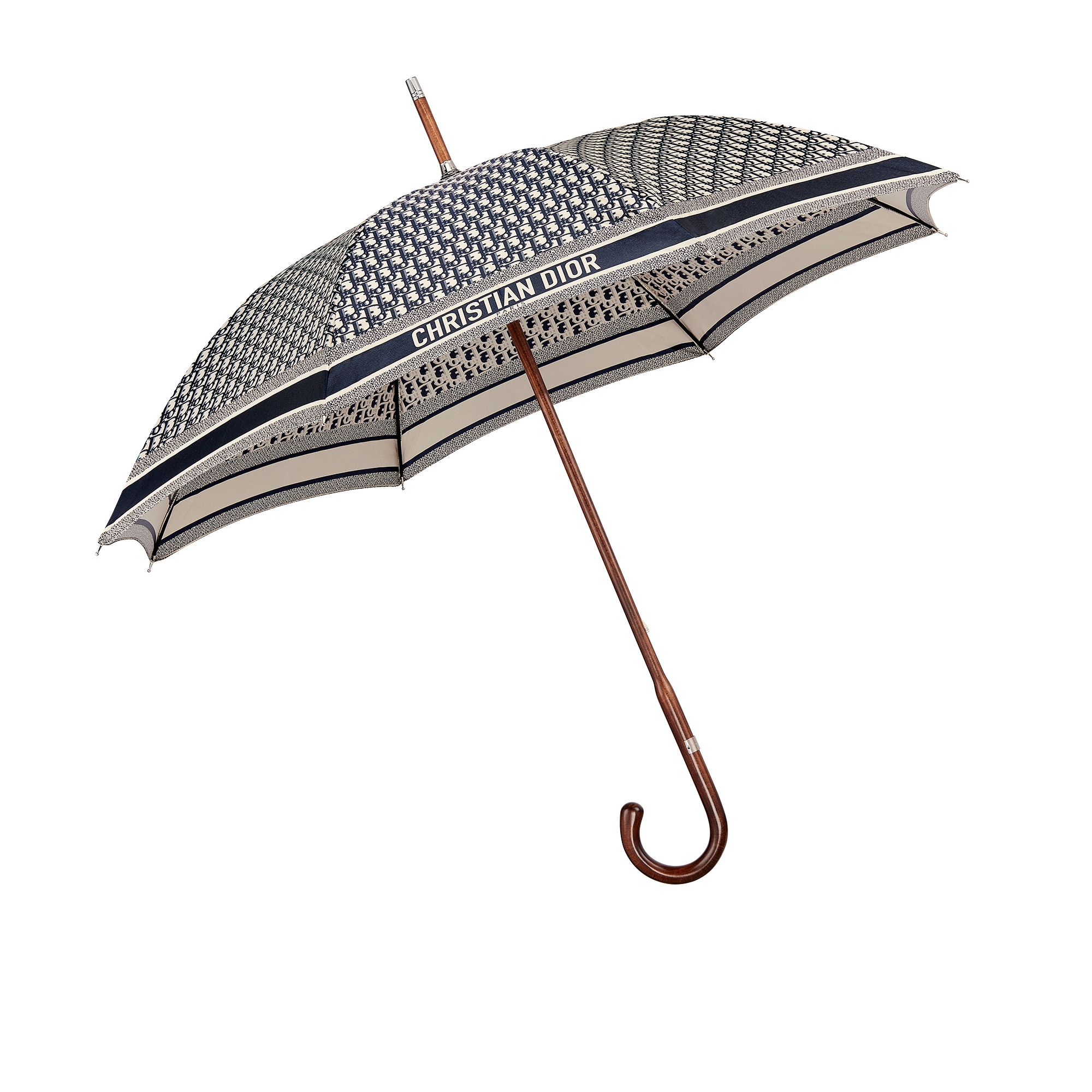 美品未使用　Christian Dior 旧ロゴ　晴雨兼用長傘　モスグリーン 美品未使用 Christian Dior 旧ロゴ 晴雨兼用長傘 モスグリーン 【公式