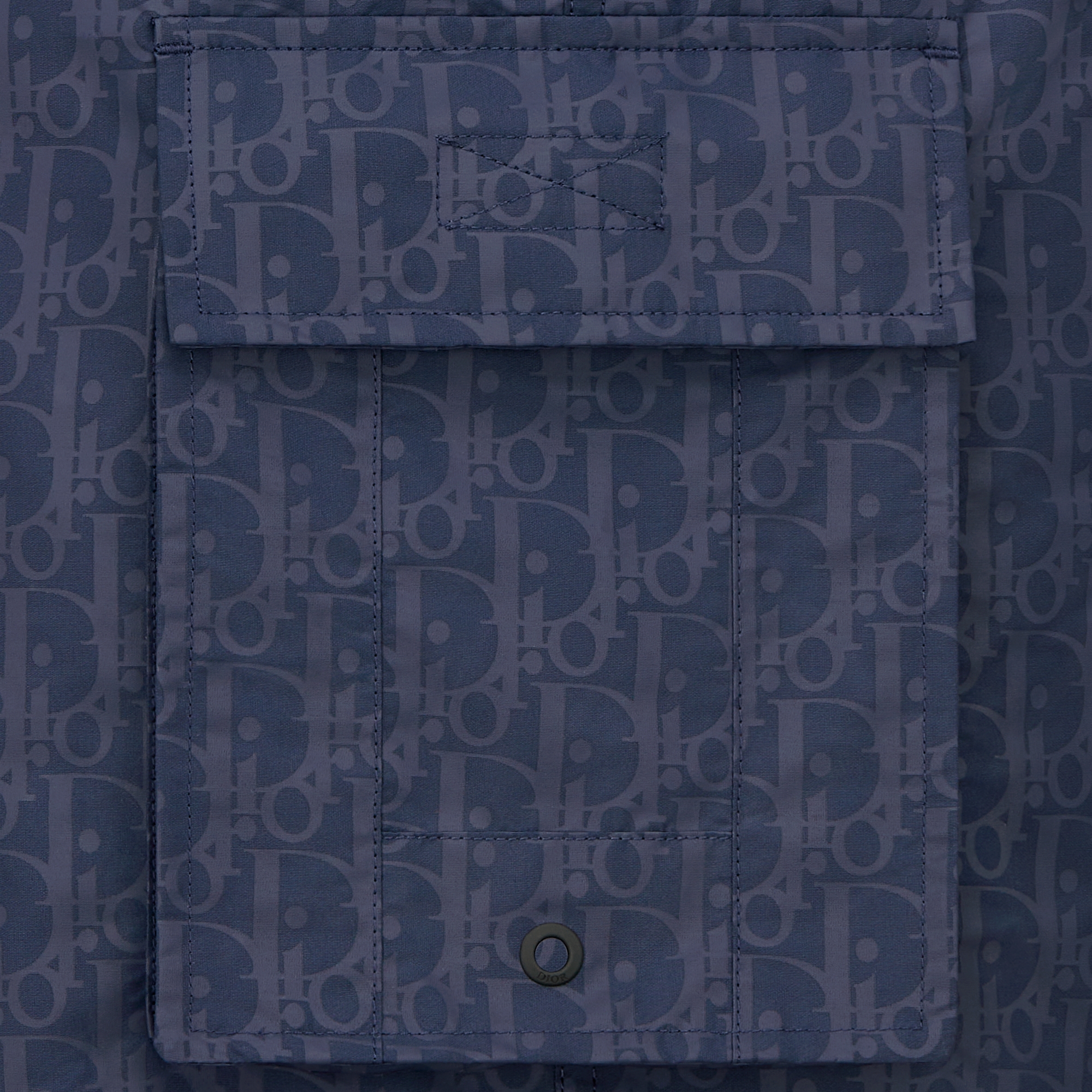 泳装短裤 海军蓝色科技面料 Oblique 印花 E09