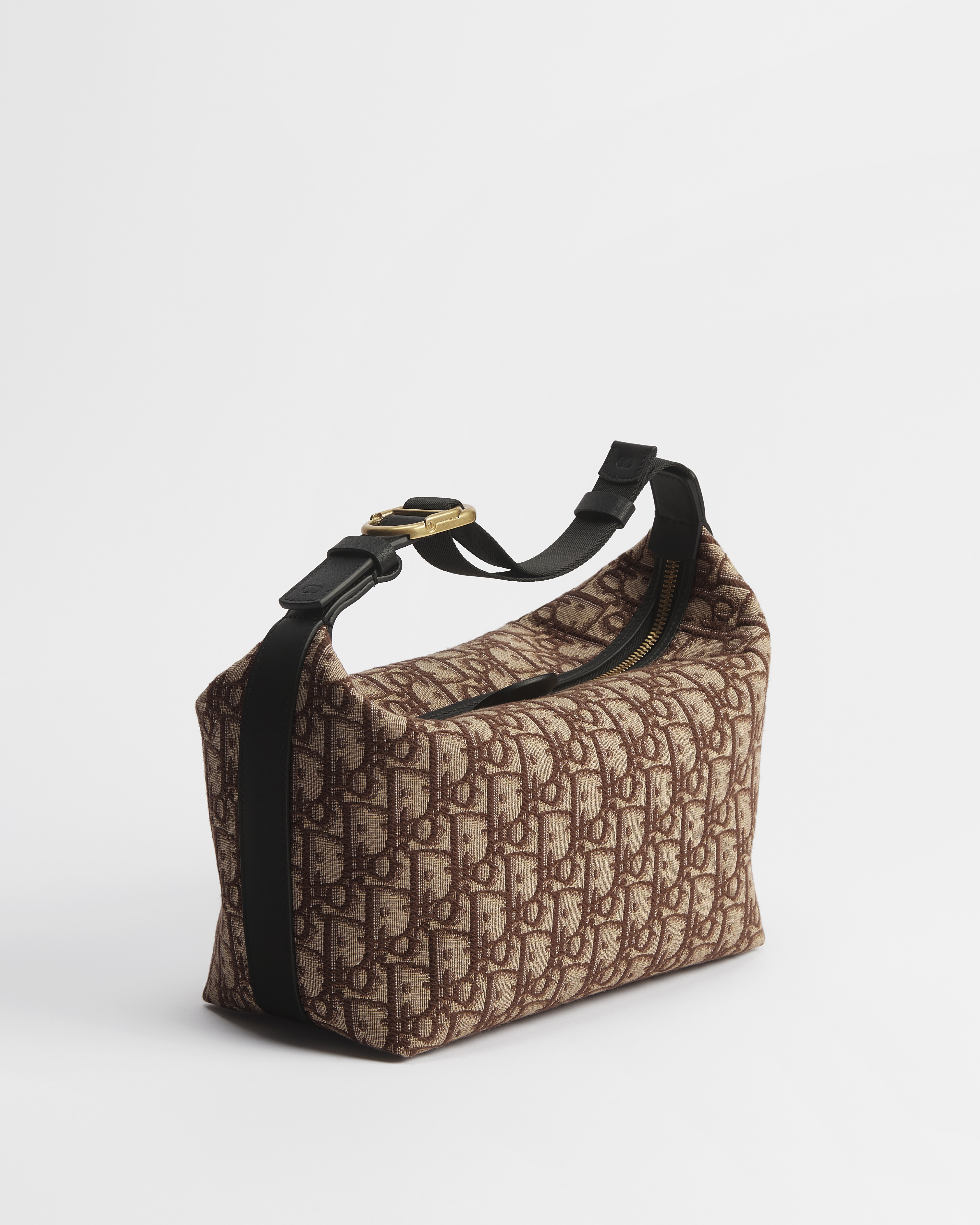 Dior Jett 手拿包 棕色 Oblique 印花面料 E03