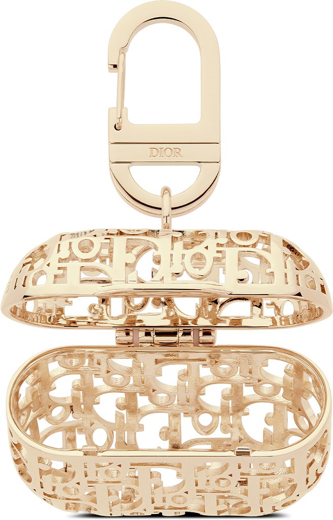 Dior オブリーク ゴールドAIrpodケース dior エア ポッツ ケース