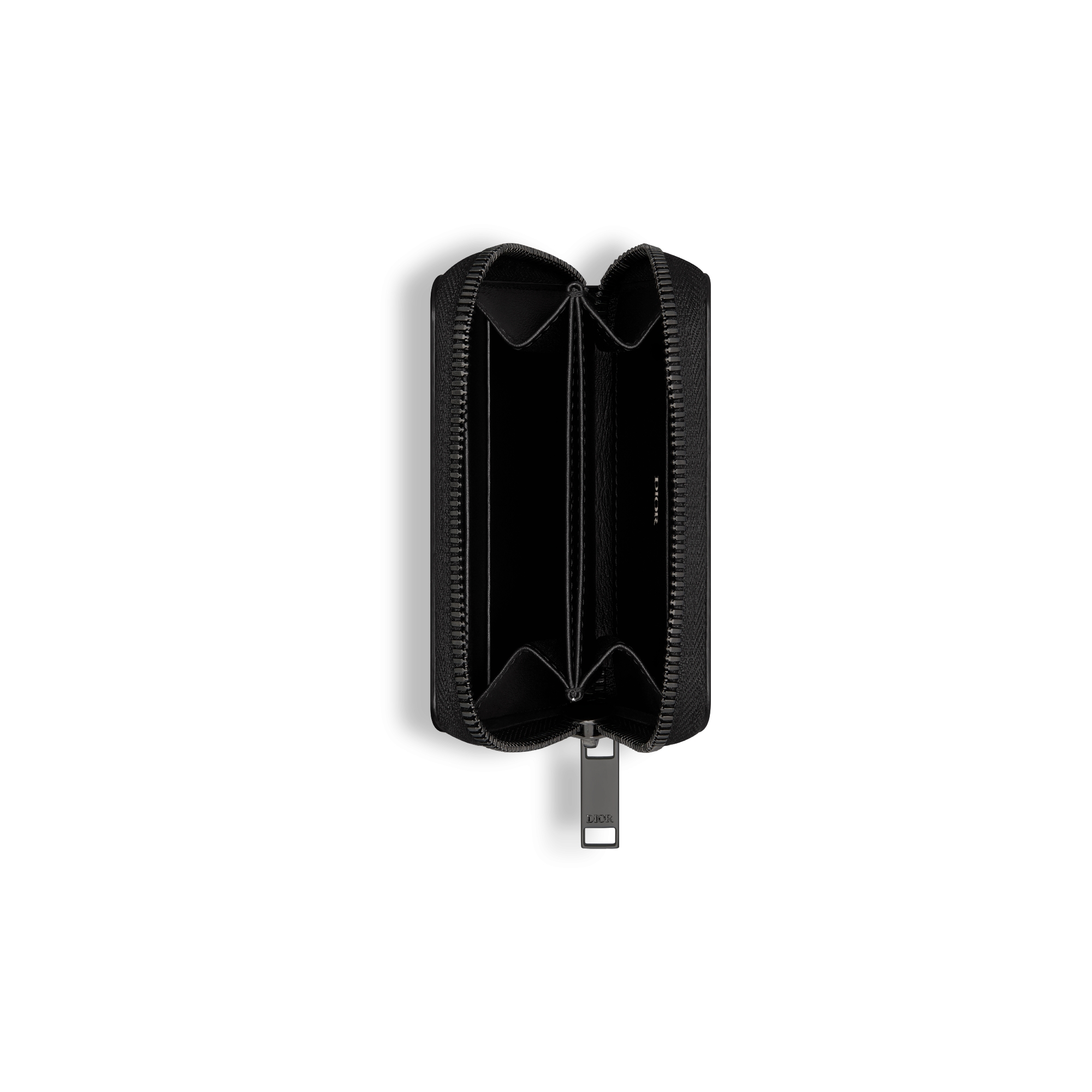 拉链小包 黑色 Dior Gravity 印花效果皮革 E06