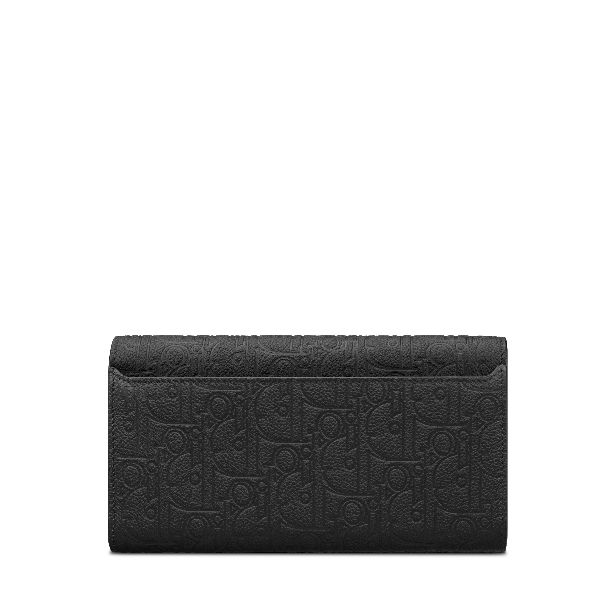 长款翻盖钱包 黑色 Dior Gravity 印花效果皮革 E08