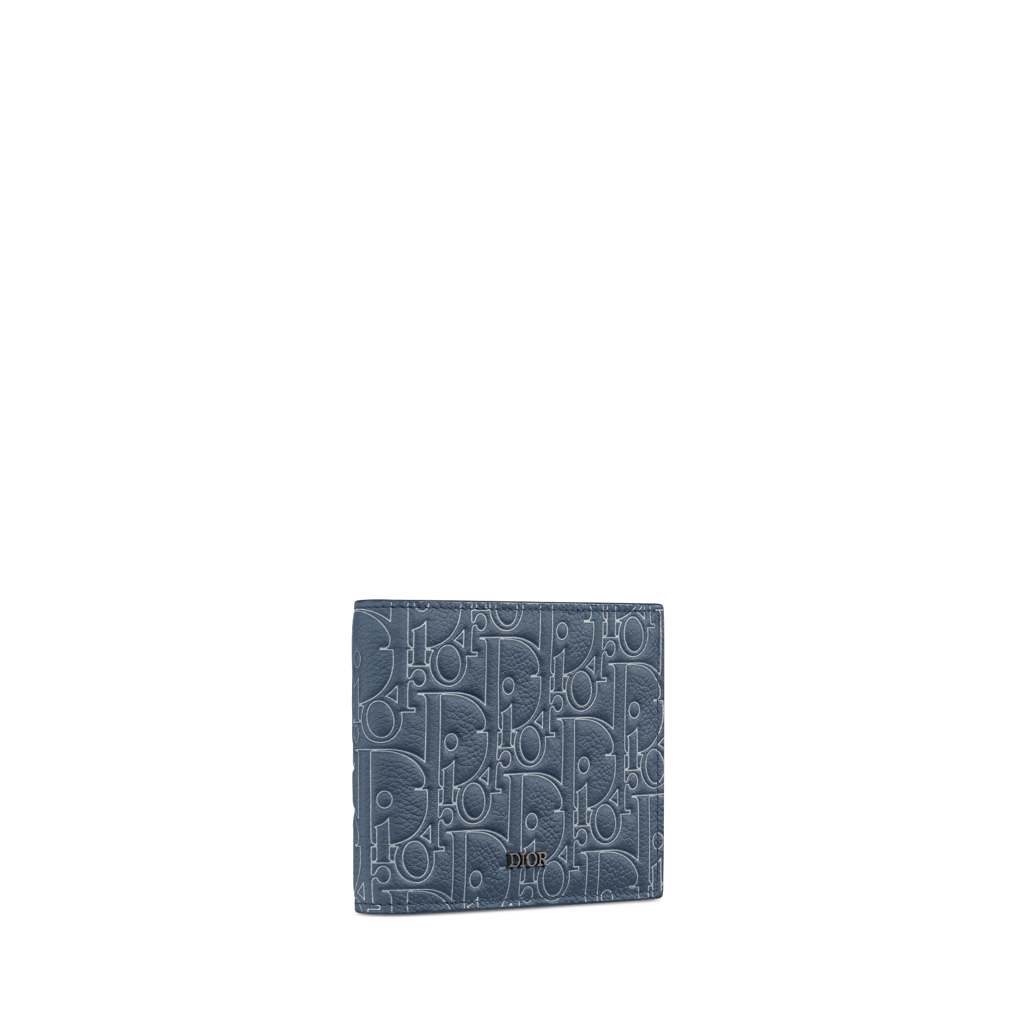双折钱包 海军蓝色 Dior Gravity Outline 皮革 E03