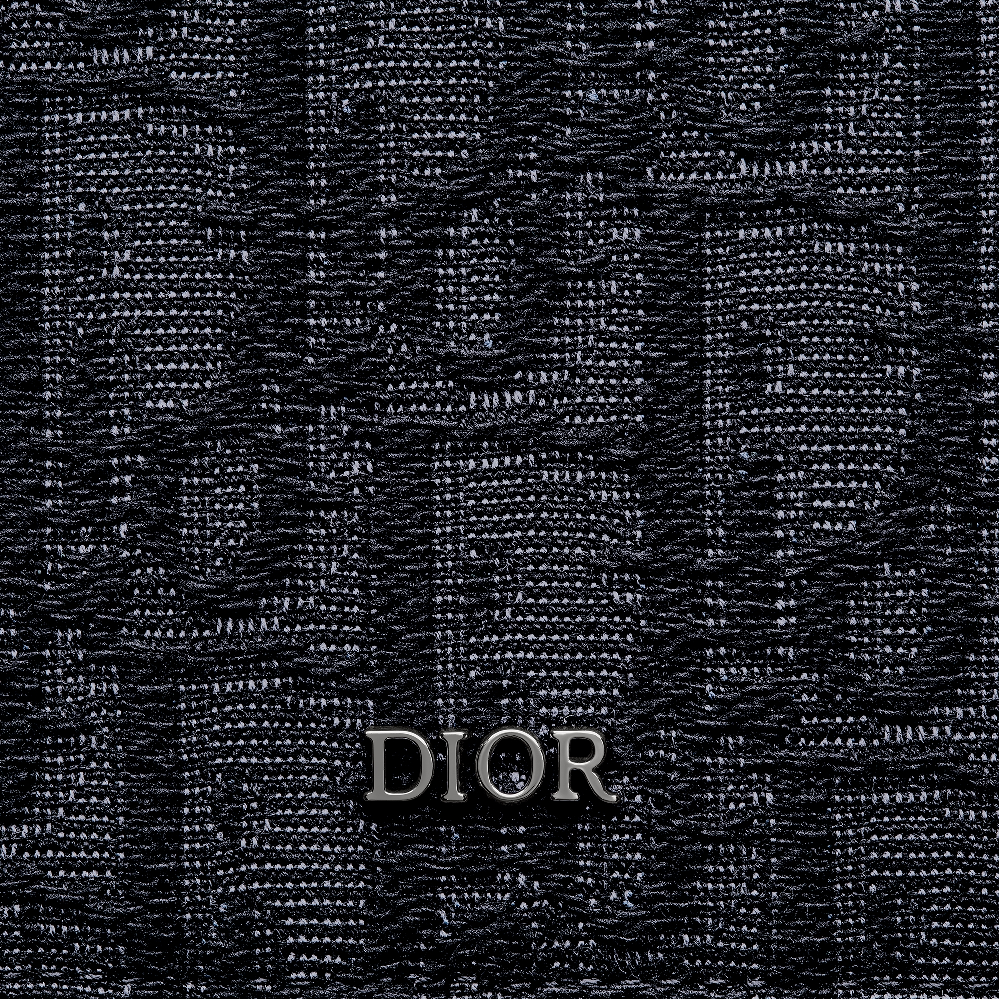 钱包 黑色 Oblique 印花面料搭配现金夹 E09