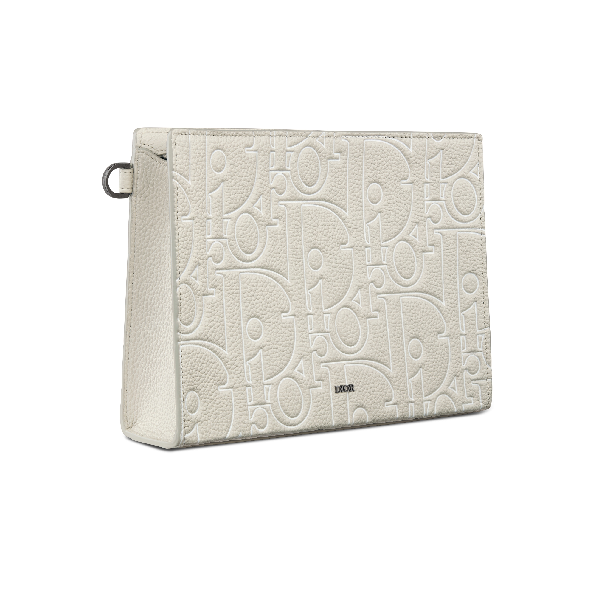 A5 三角形手拿包 米色 Dior Gravity Outline 皮革 E03