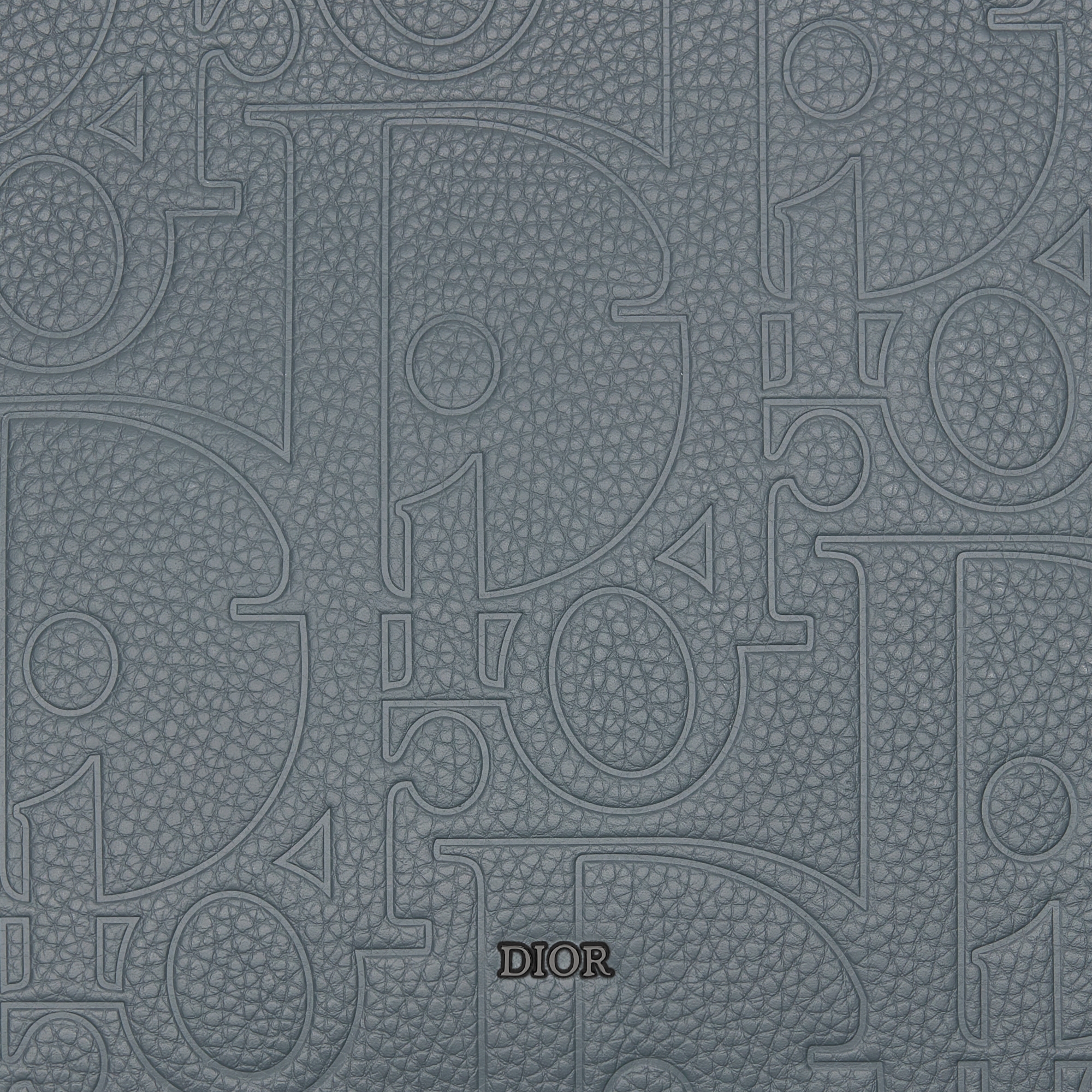 A5 三角形手拿包 深灰色 Dior Gravity 印花效果皮革 E09