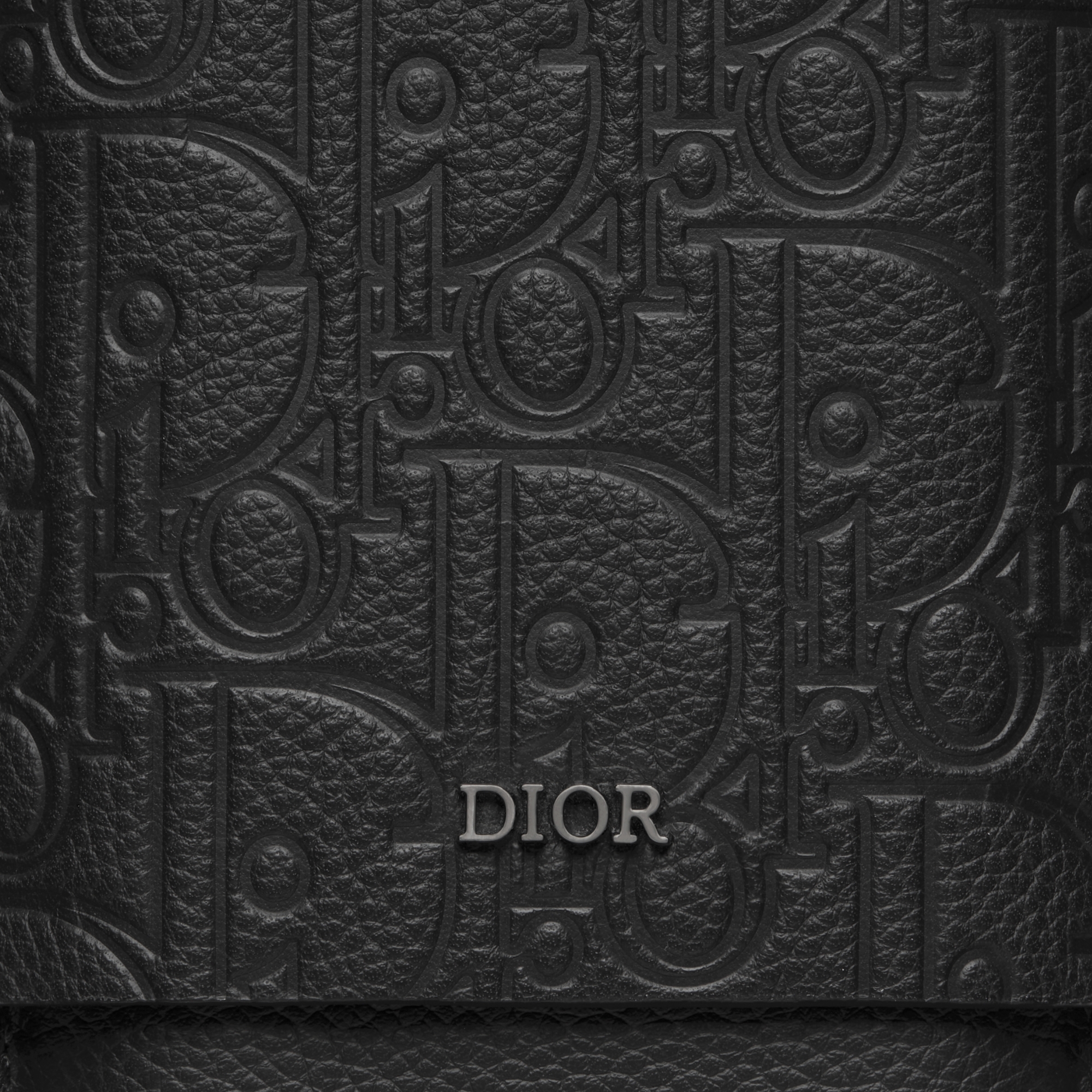 雪茄盒 黑色 Dior Gravity 印花效果皮革 E09