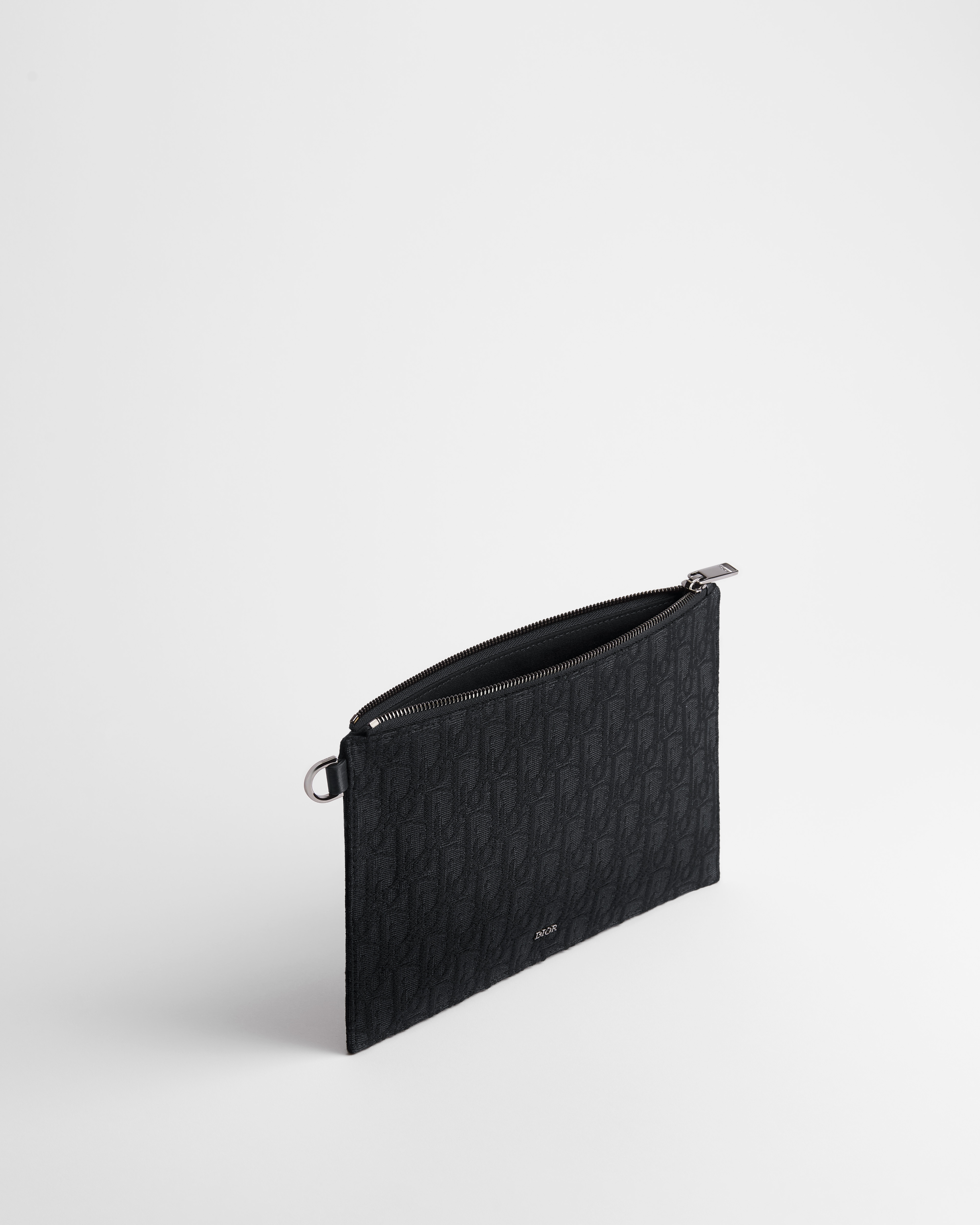 A5 手拿包 黑色 Oblique 印花面料 E03