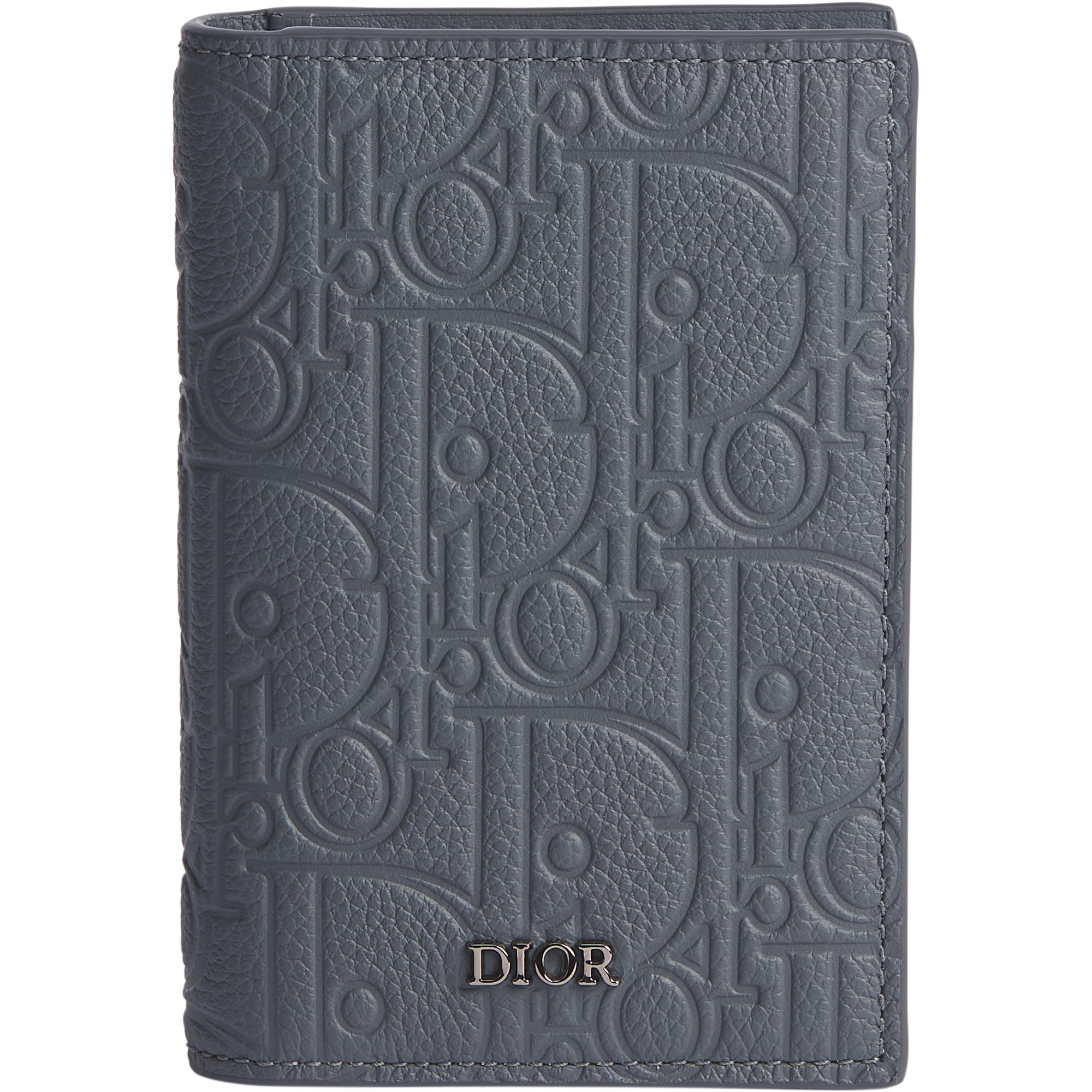  深灰色 Dior Gravity 印花效果皮革
