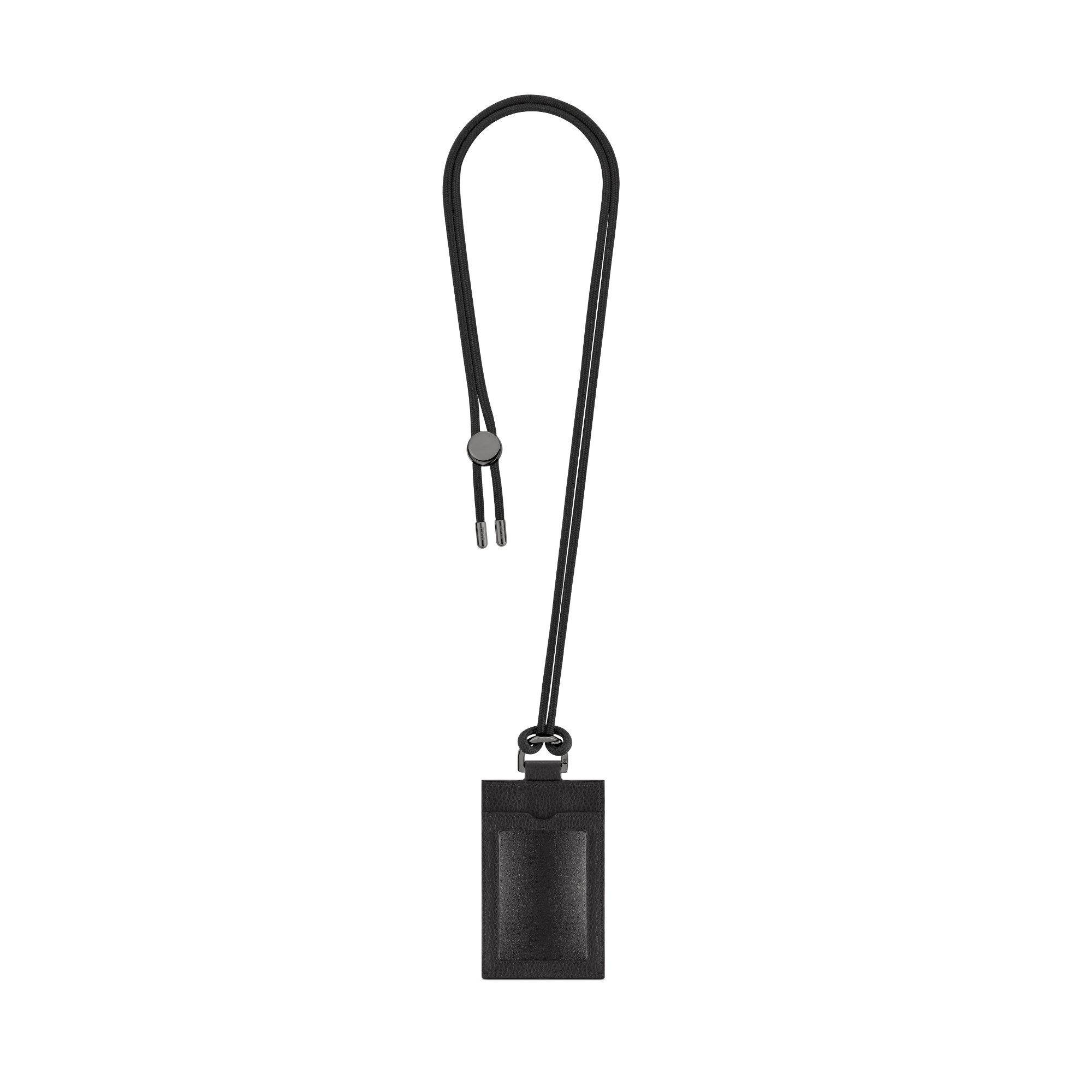 竖版卡夹 米色和黑色 Oblique 印花面料 E08