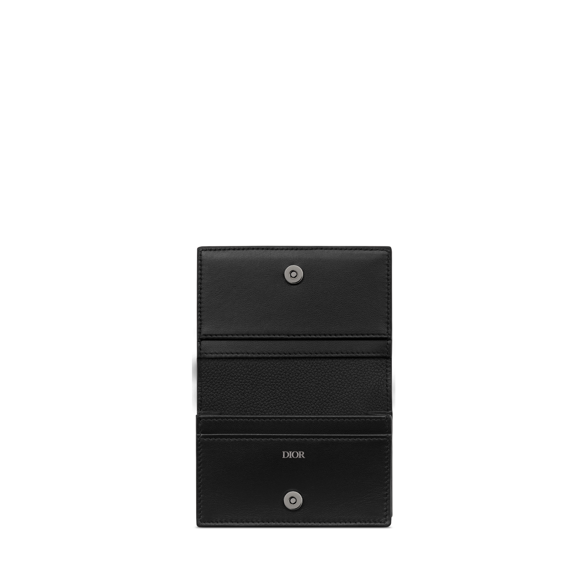 名片夹 黑色 Dior Gravity 印花效果皮革 E07
