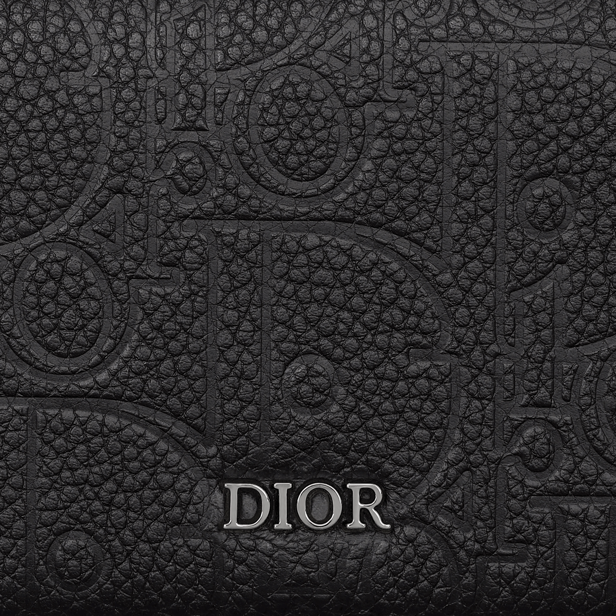 名片夹 黑色 Dior Gravity 印花效果皮革 E09