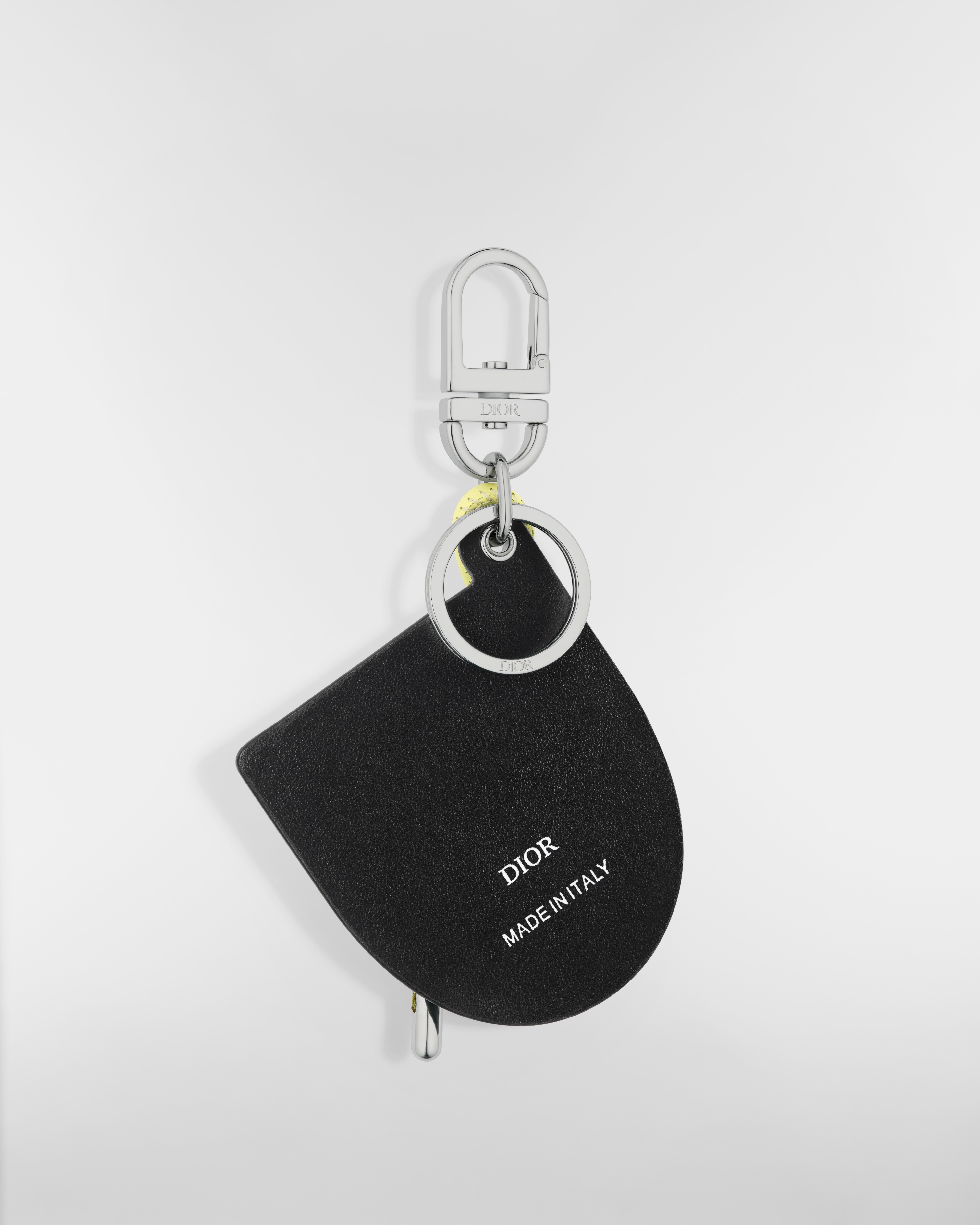 花朵钥匙扣 多色刺绣粒面牛皮革 E08