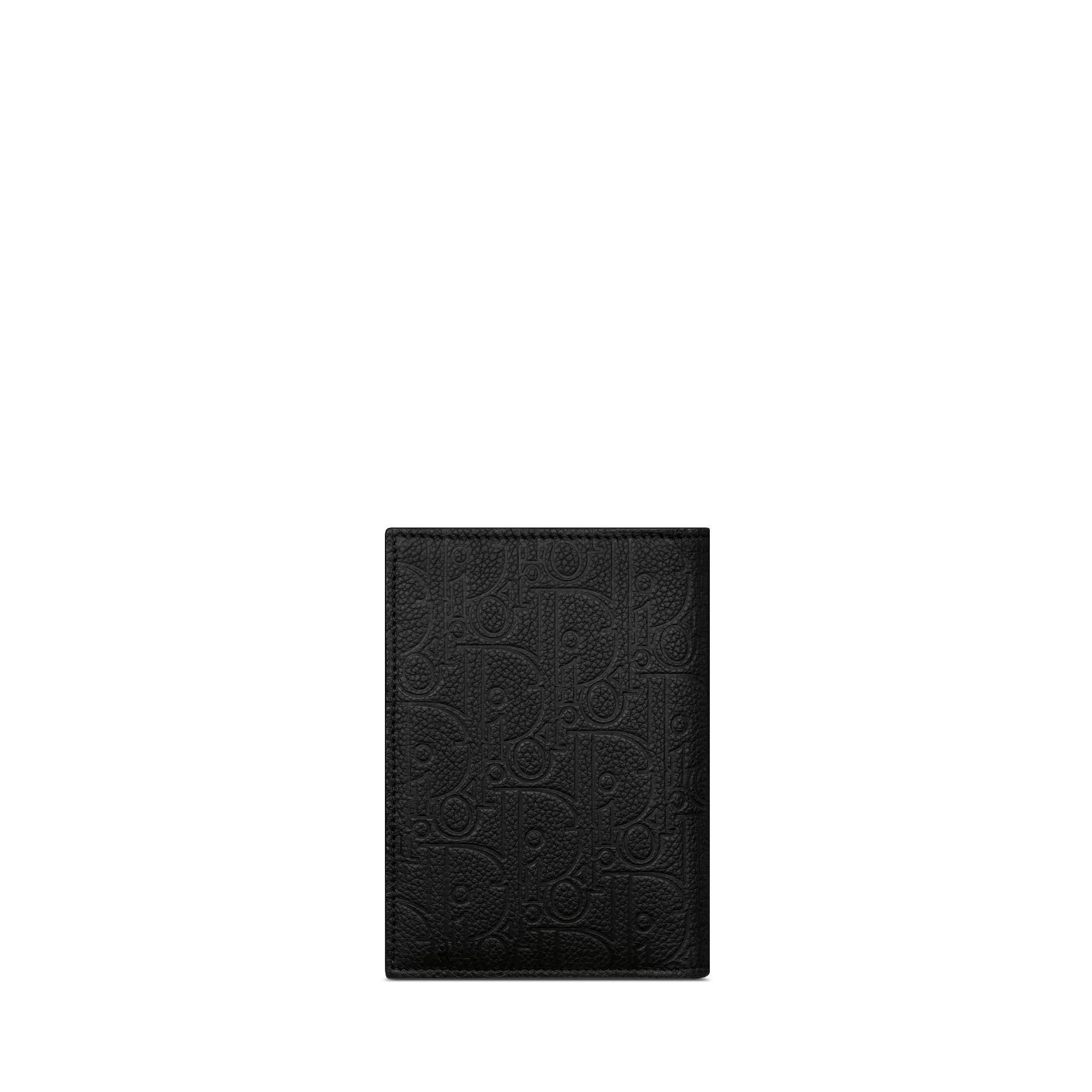 护照套 黑色 Dior Gravity 印花效果皮革 E08