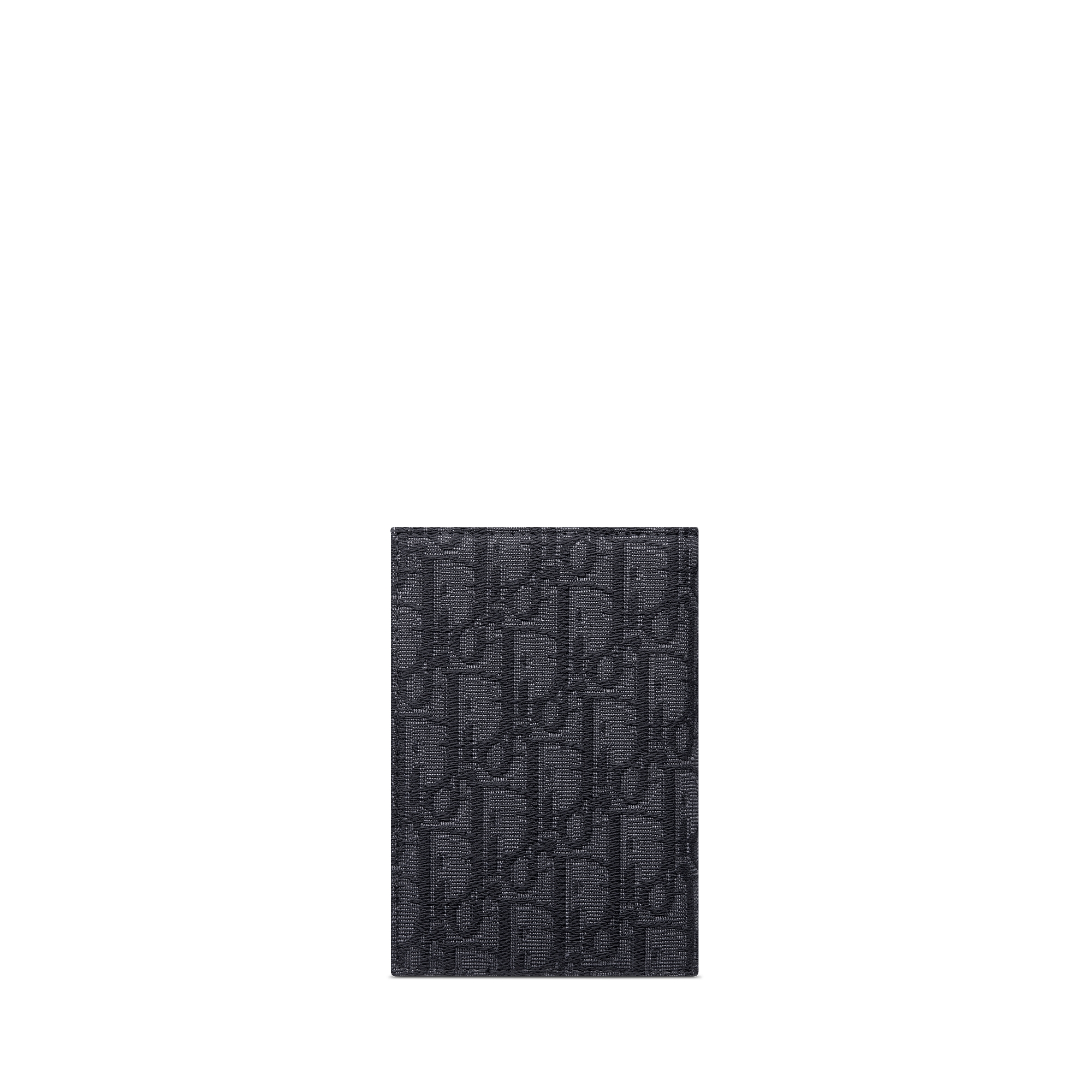 护照套 黑色 Oblique 印花面料 E08