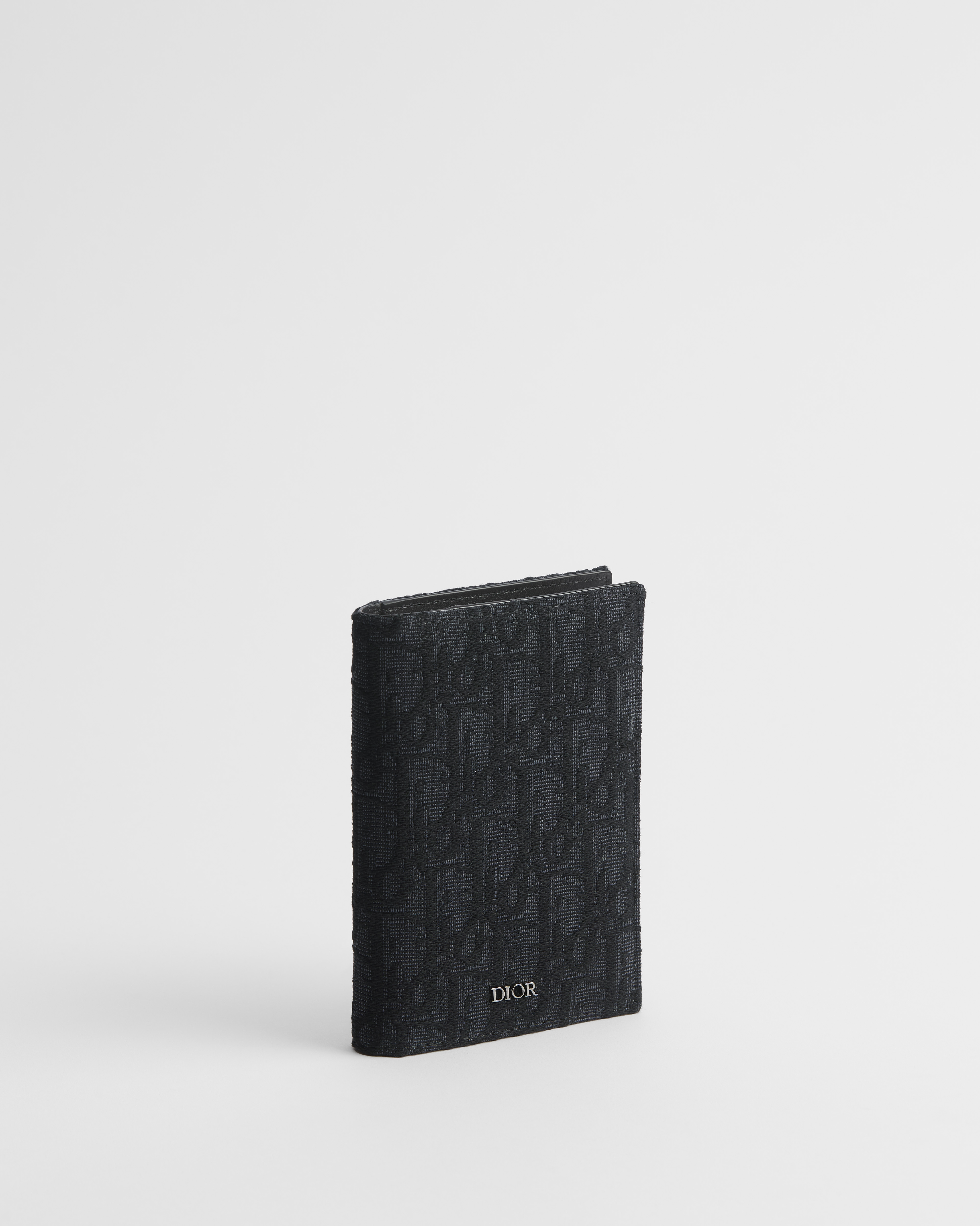 护照套 黑色 Oblique 印花面料 E03