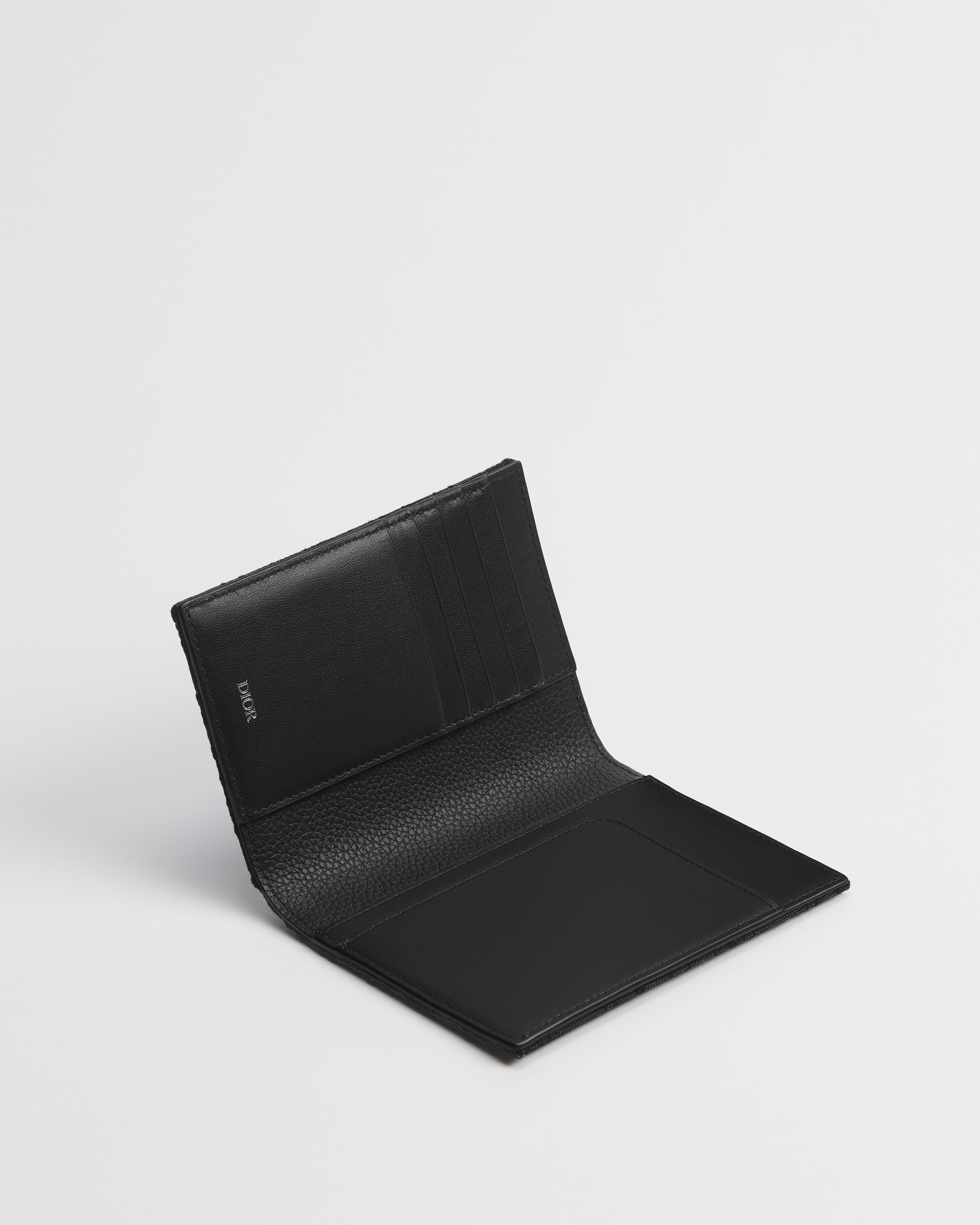 护照套 黑色 Oblique 印花面料 E07